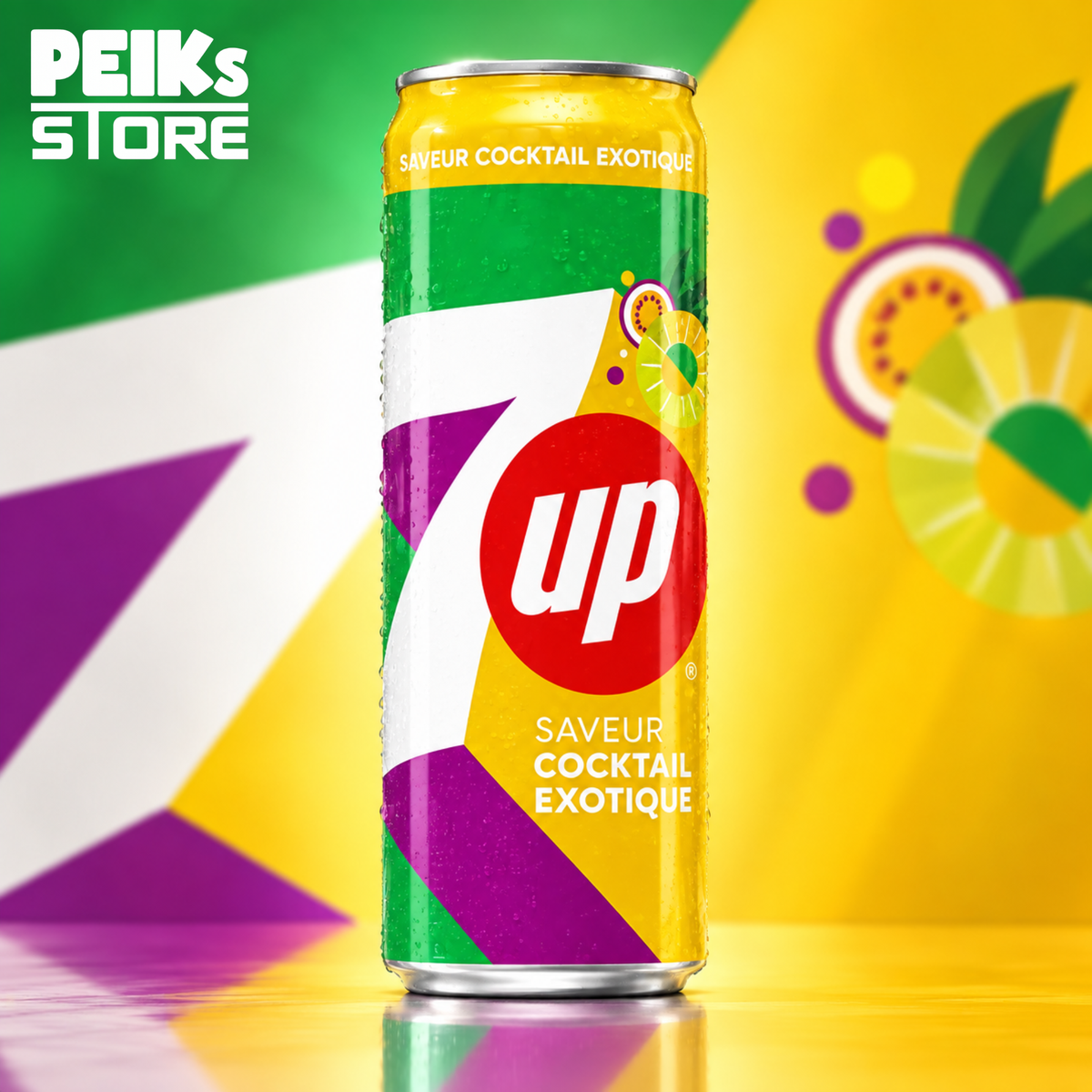 7Up | Saveur Cocktail Exotique | 330ml