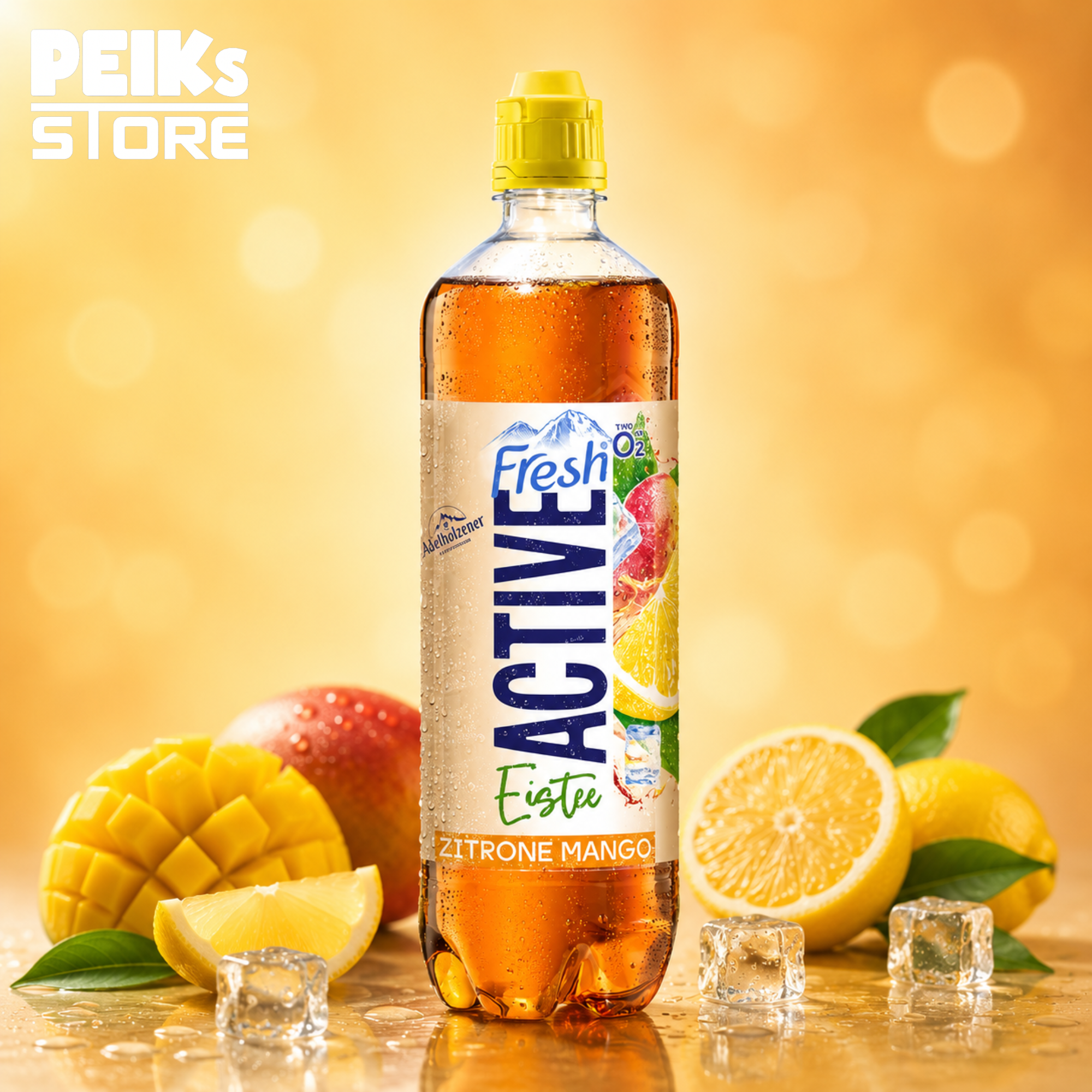 Active O2 | Fresh Eistee Zitrone Mango | 0,75l