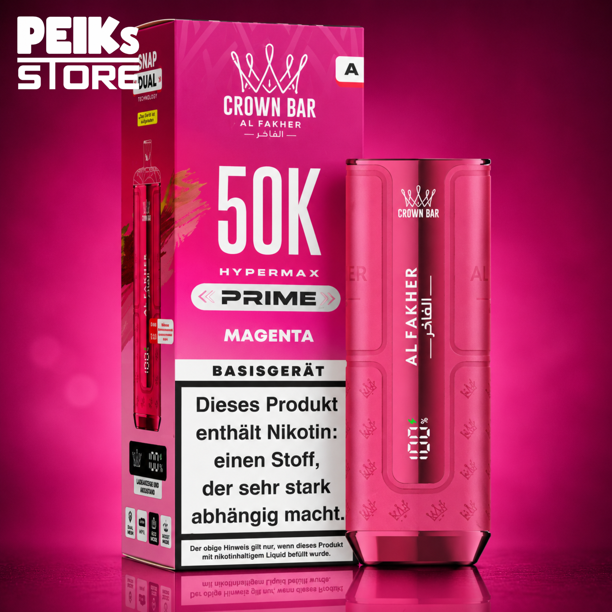 Al Fakher | 50k Hypermax Akkuträger | verschiedene Farben