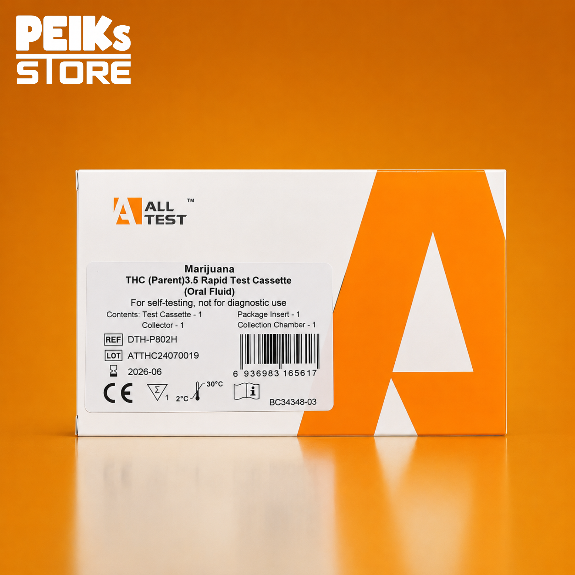 Alltest | THC Speichel Schnelltest positiv ab 3,5ng/ml