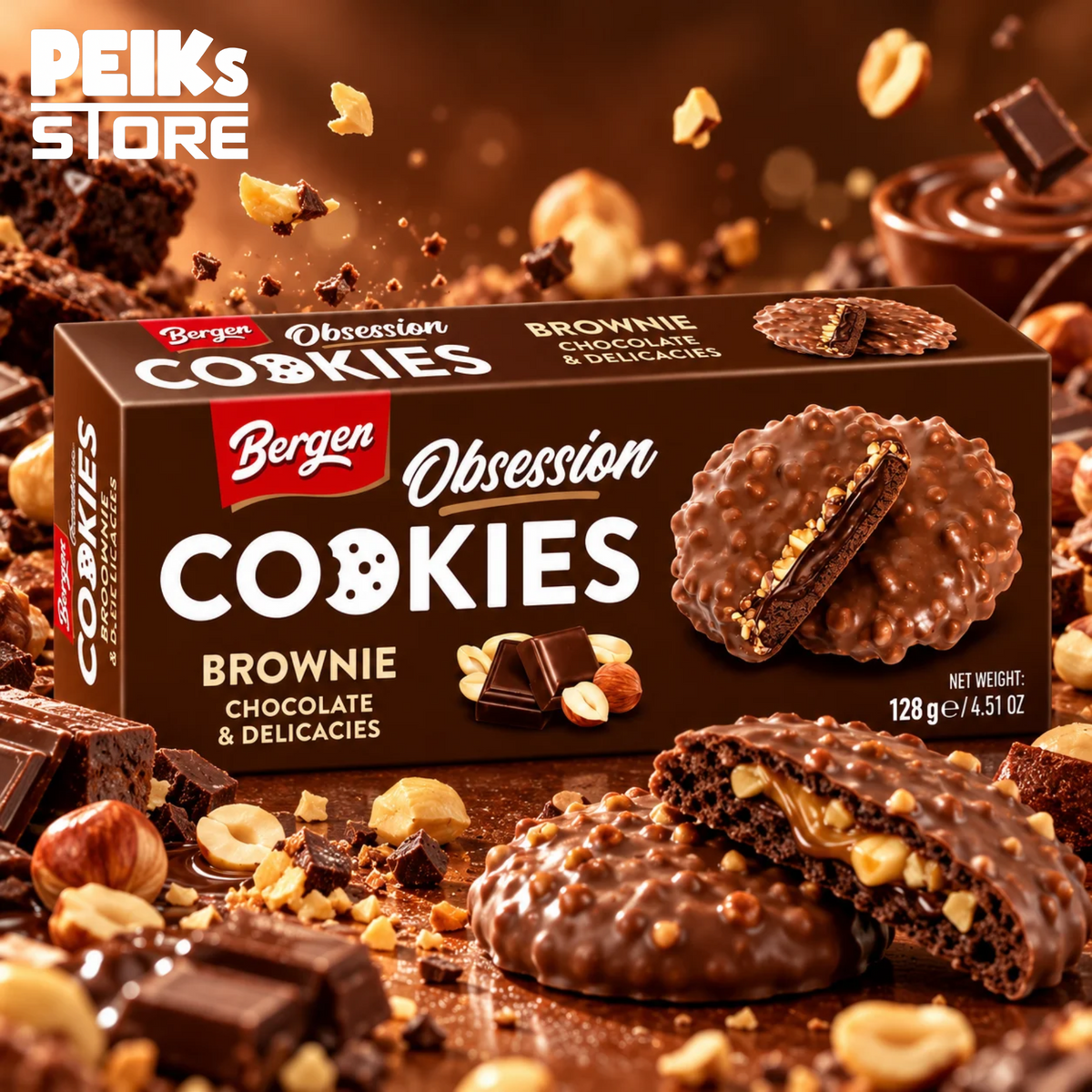 Bergen Obsession | Brownie Kekse | 128g