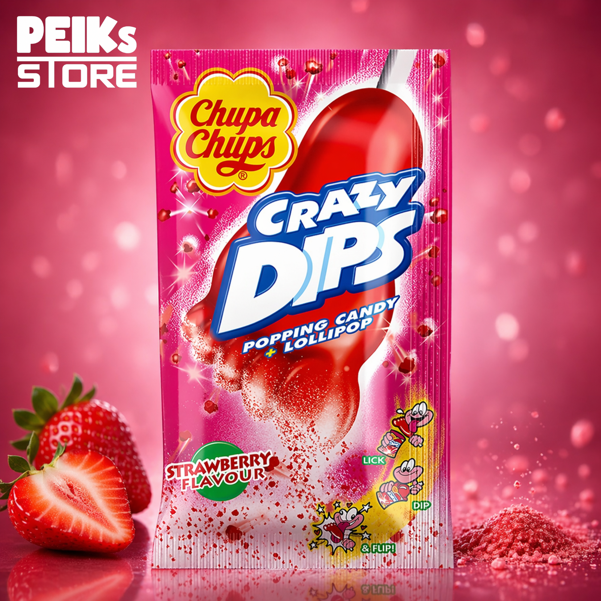 Crazy Dips | Strawberry | 14g