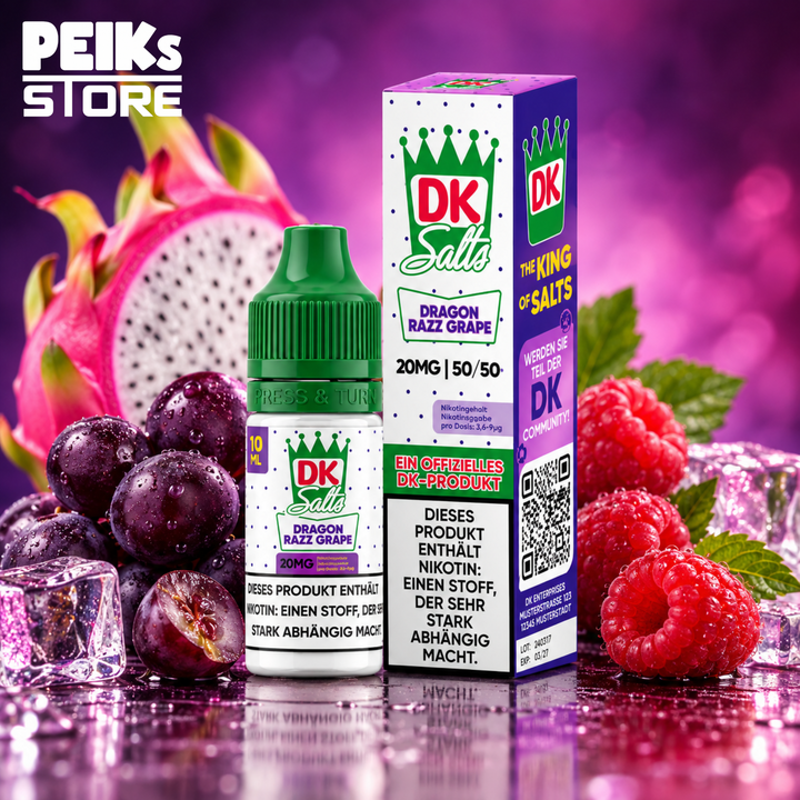 DK Salts | 10ml/20mg Nikotingehalt | verschiedene Sorten