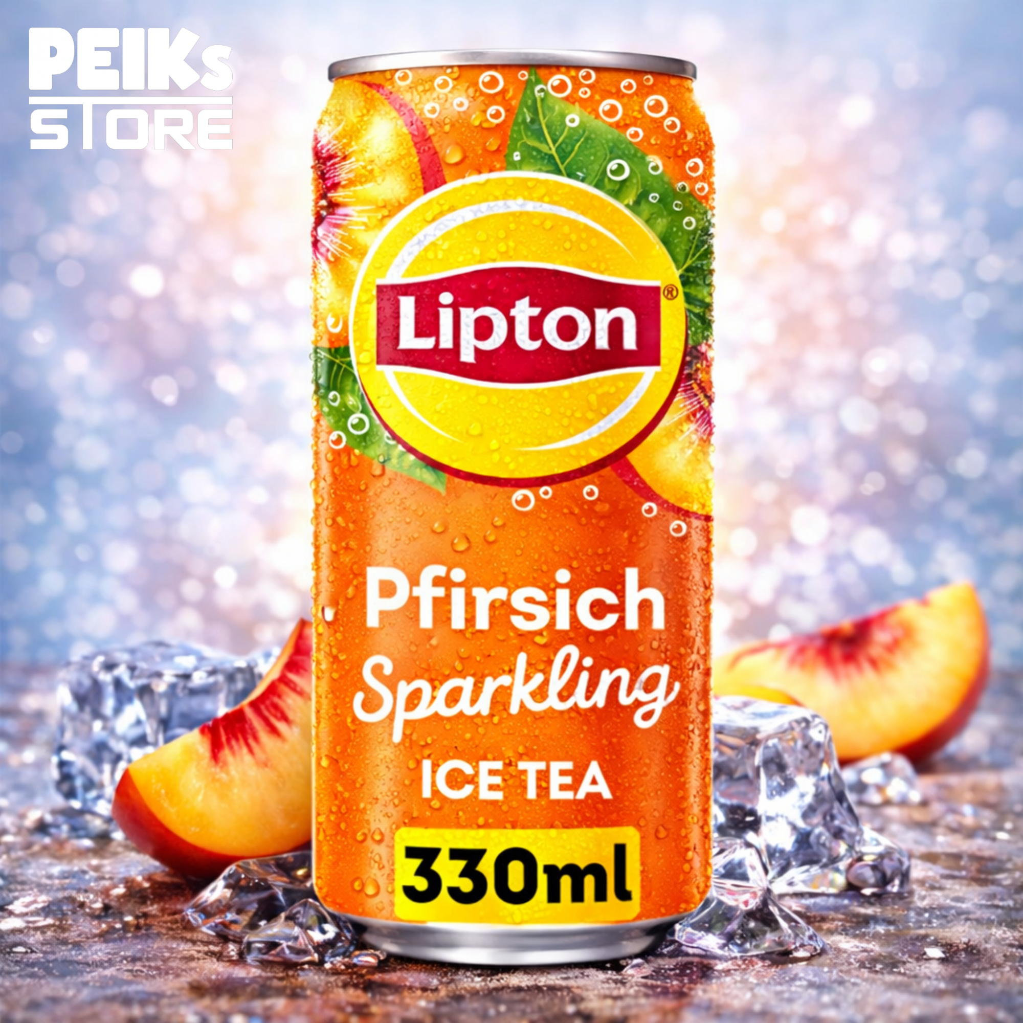 Lipton | Sparkling Peach Ice Tea | 0,33l