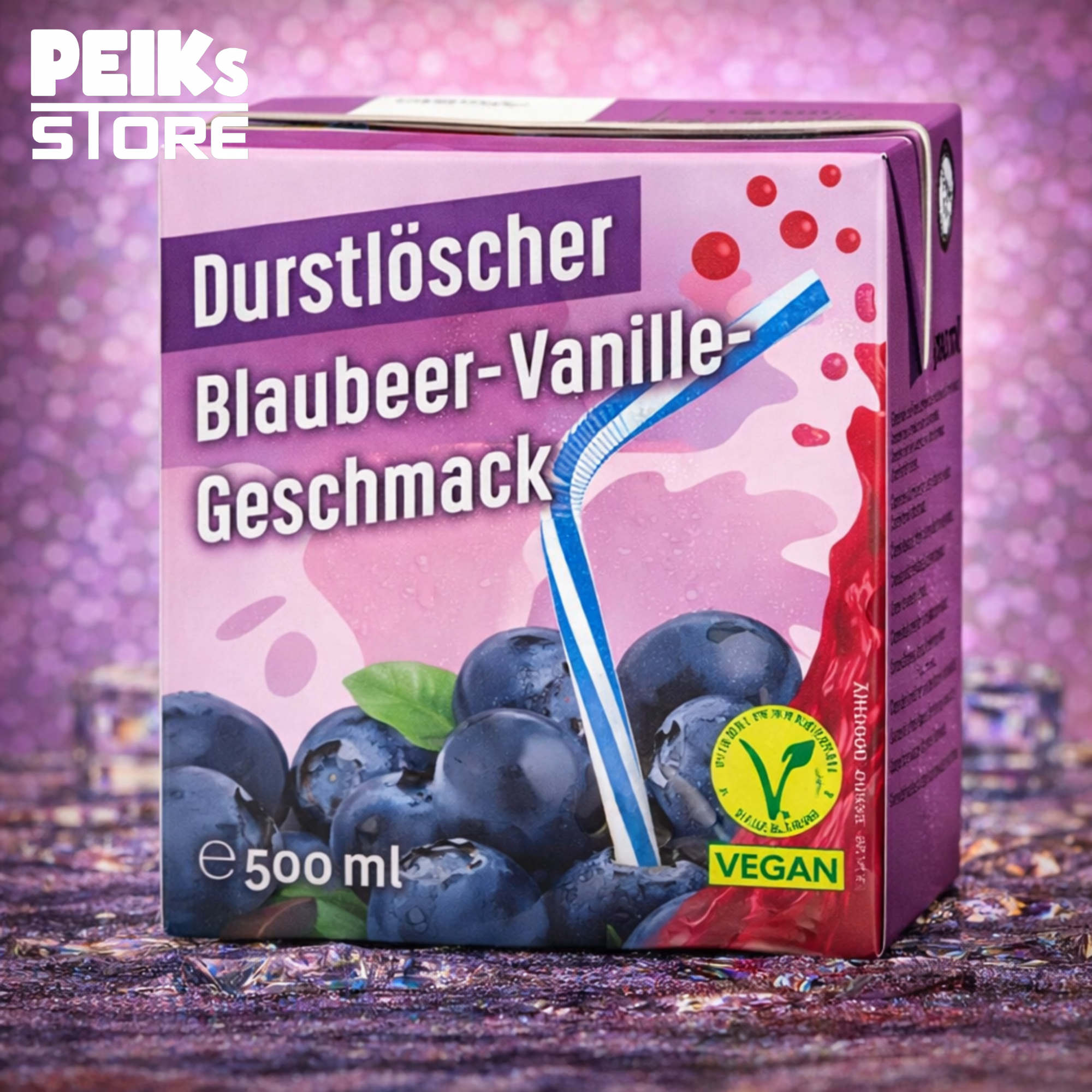 Durstlöscher | Blaubeer Vanille | 0,5l