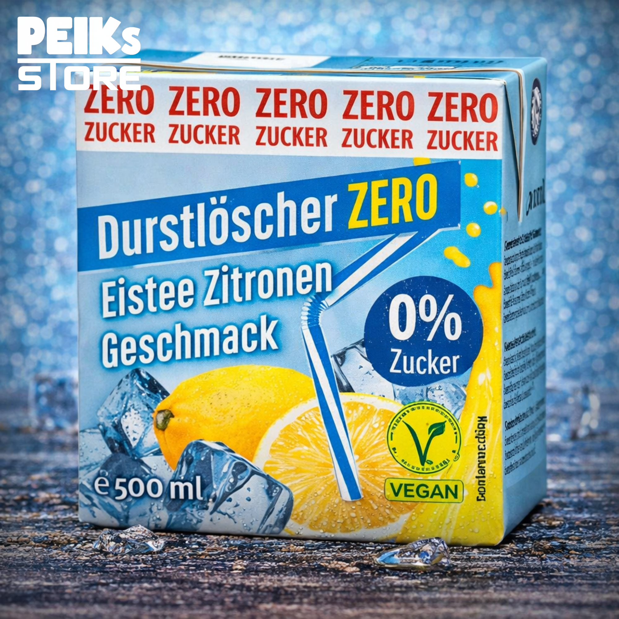 Durstlöscher | Eistee Zitrone Zero | 0,5l