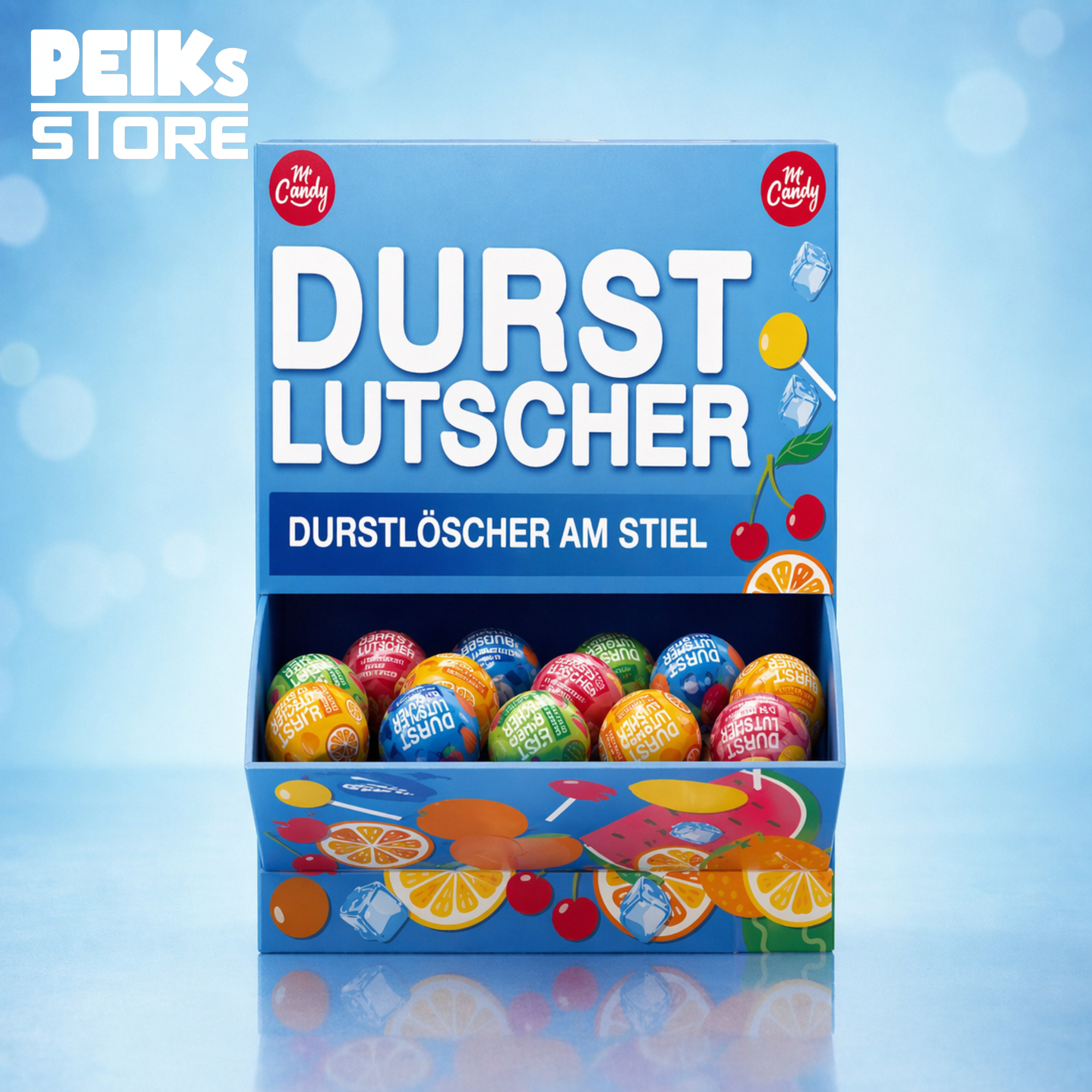 Durstlöscher | Hartkaramelle am Stil | verschiedene Sorten