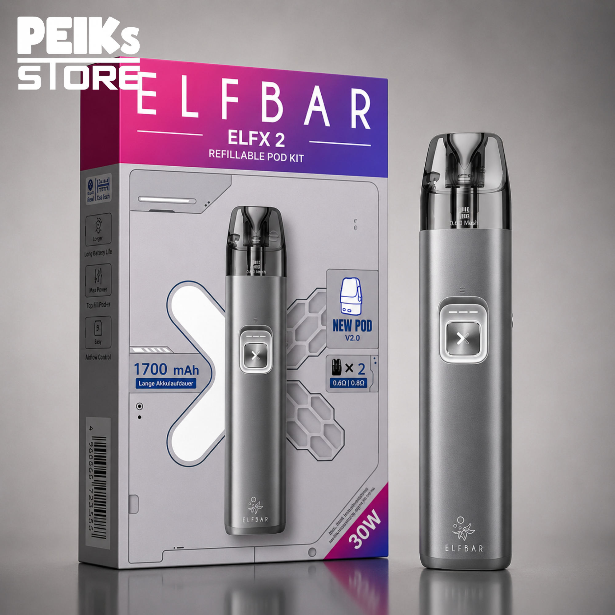Elfbar | ElfX Pod Kit V2 | verschiedene Farben