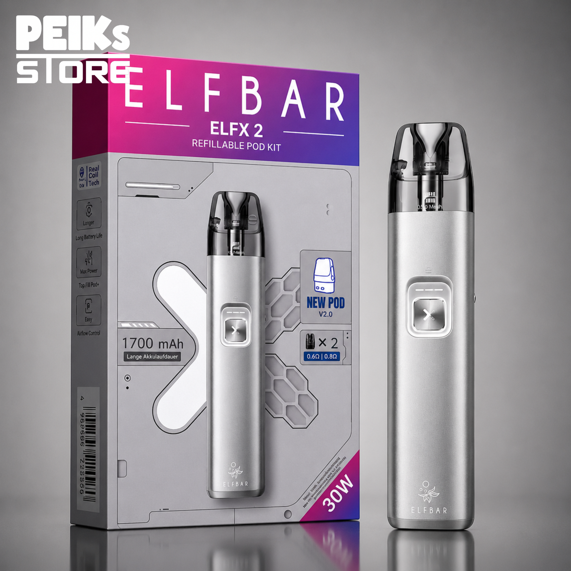 Elfbar | ElfX Pod Kit V2 | verschiedene Farben