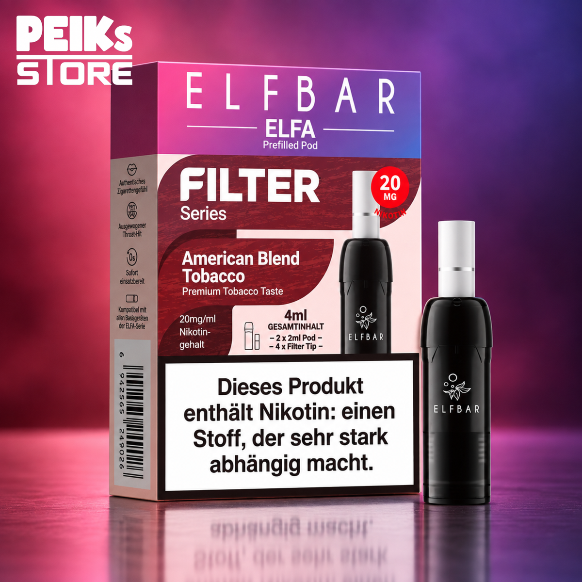 Elfbar | Elfa Pods | Filter Series | verschiedene Sorten