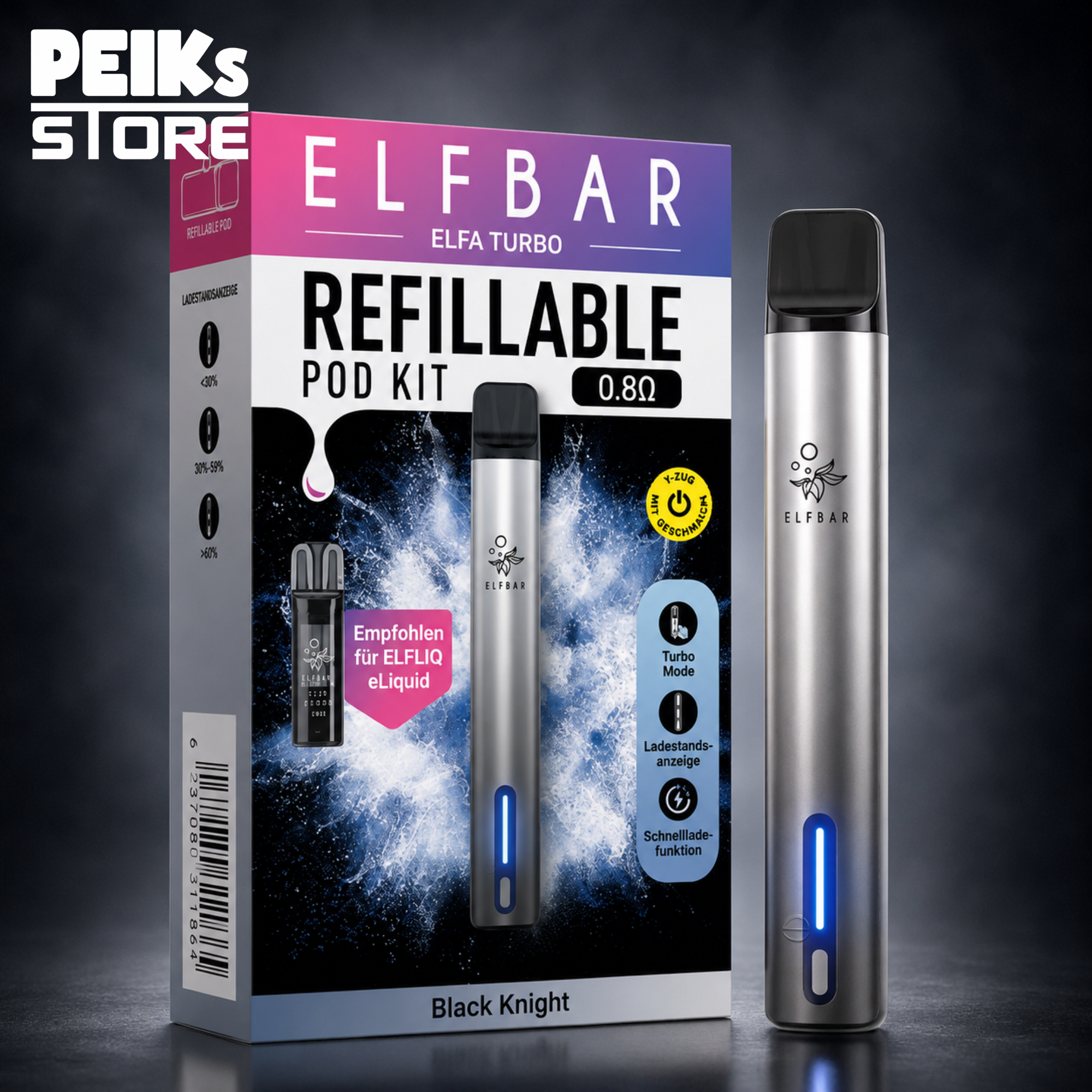 Elfbar | Elfa Turbo | Pod Kit | verschiedene Farben