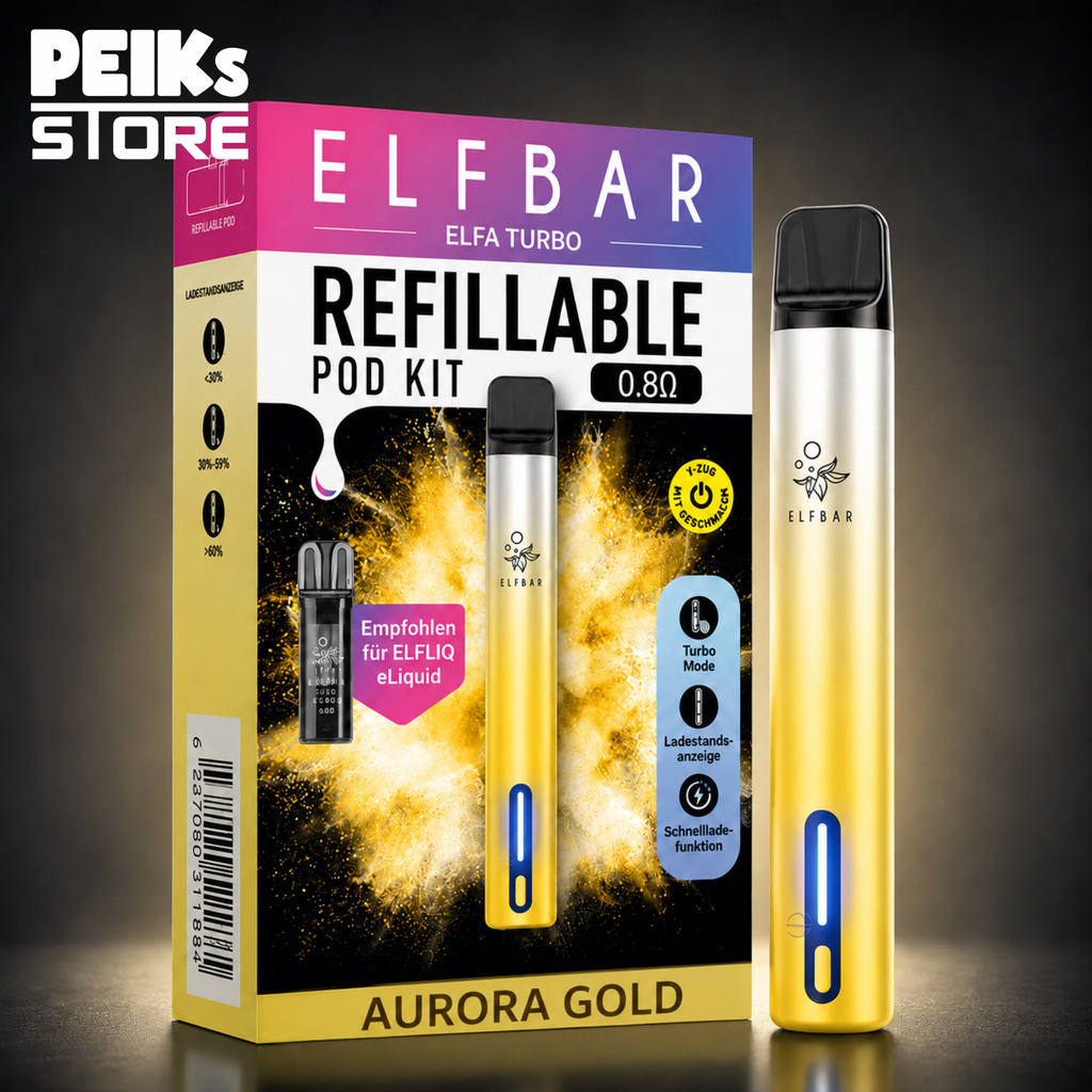 Elfbar | Elfa Turbo | Pod Kit | verschiedene Farben