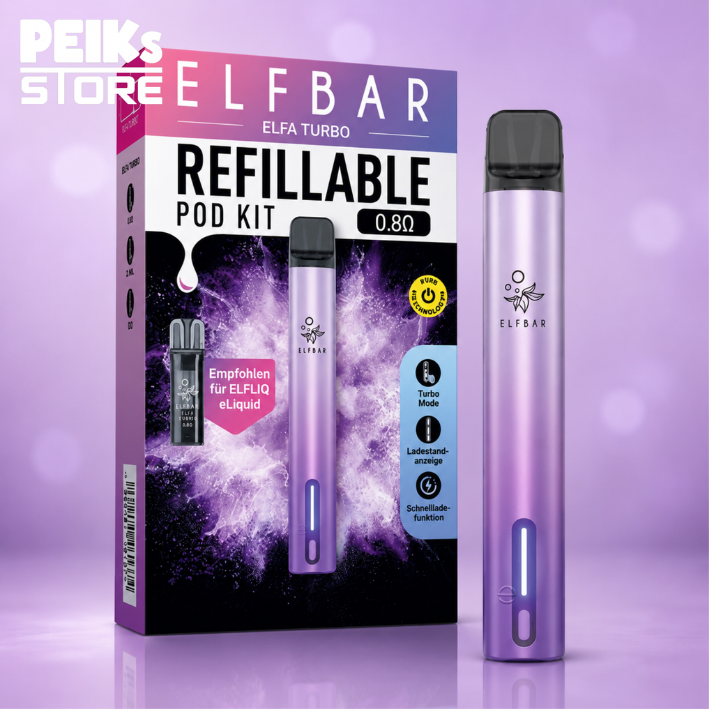 Elfbar | Elfa Turbo | Pod Kit | verschiedene Farben