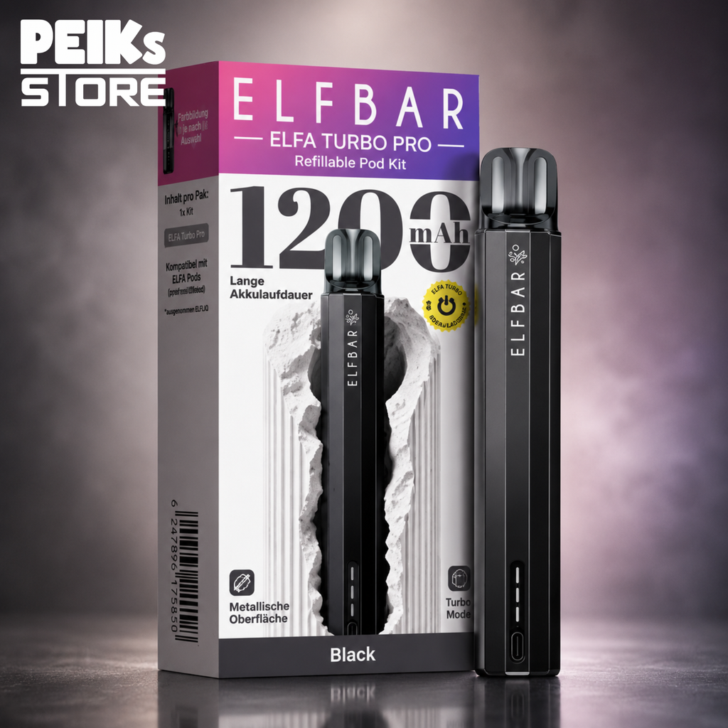 Elfbar | Elfa Turbo Pro | Refillable Pod Kit | verschiedene Farben