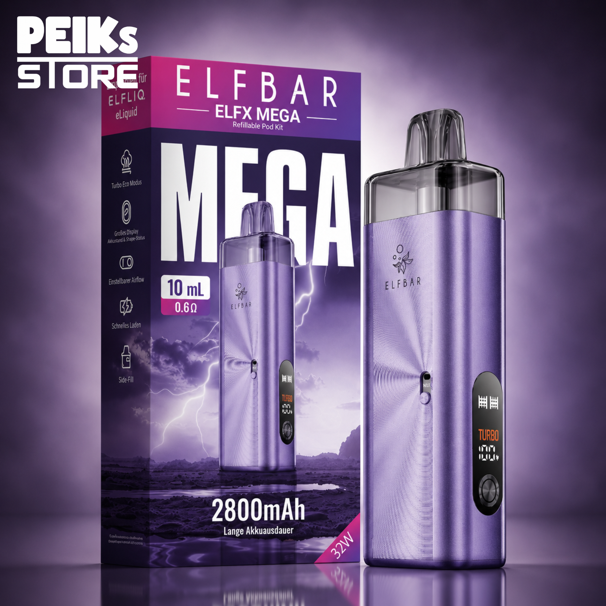 Elfbar | ElfX Mega Kit | verschiedene Farben