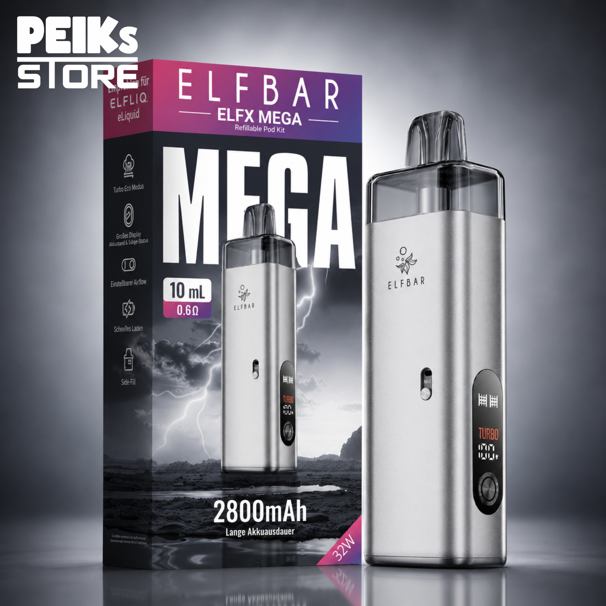 Elfbar | ElfX Mega Kit | verschiedene Farben