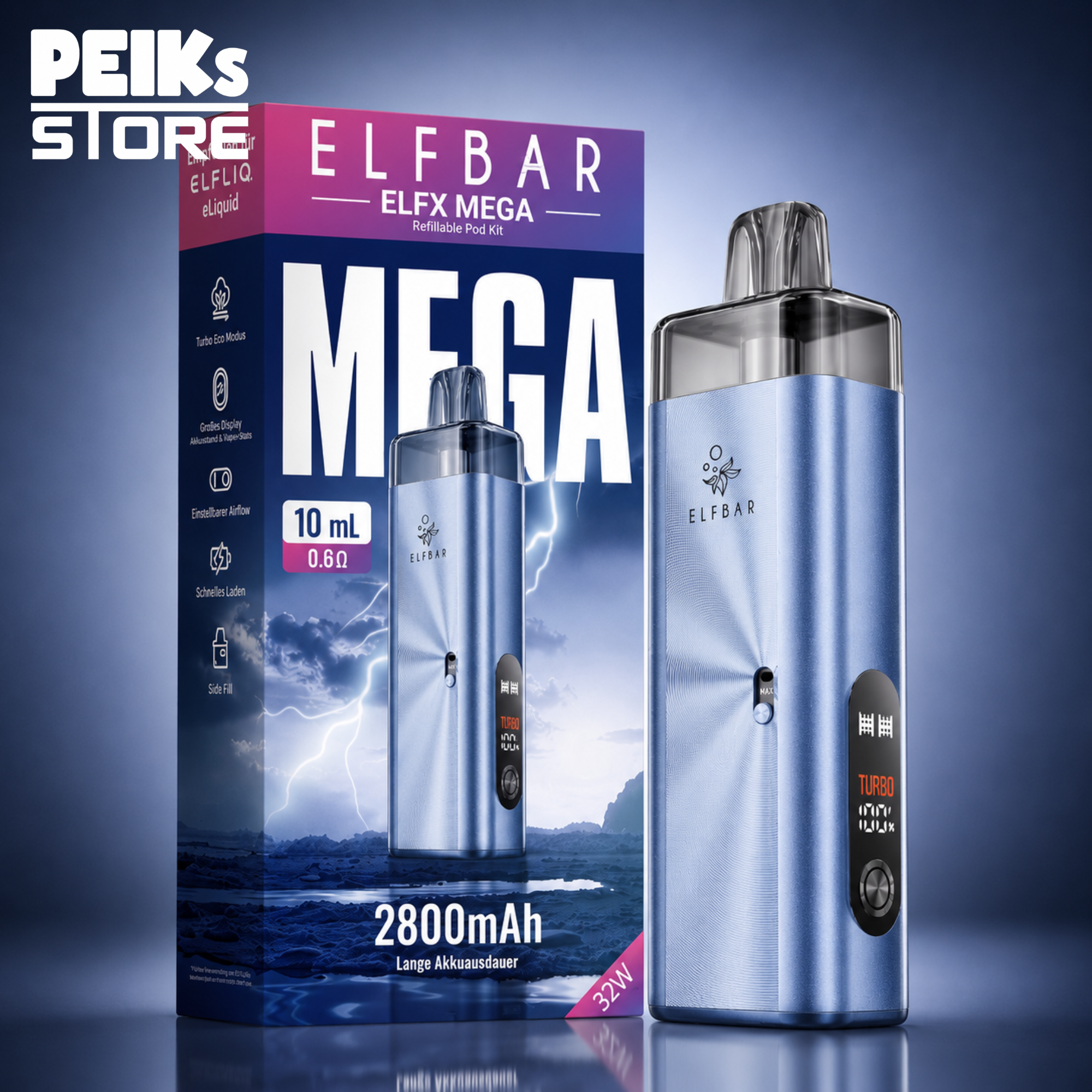 Elfbar | ElfX Mega Kit | verschiedene Farben