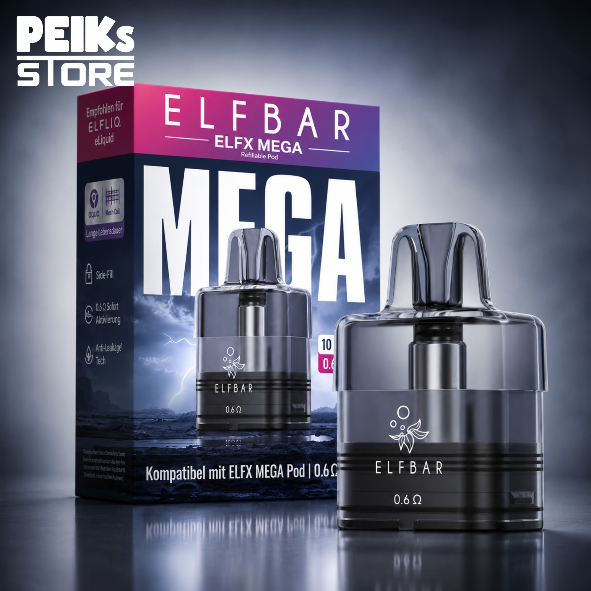Elfbar | ElfX Mega Leerköpfe | verschiedene Varianten