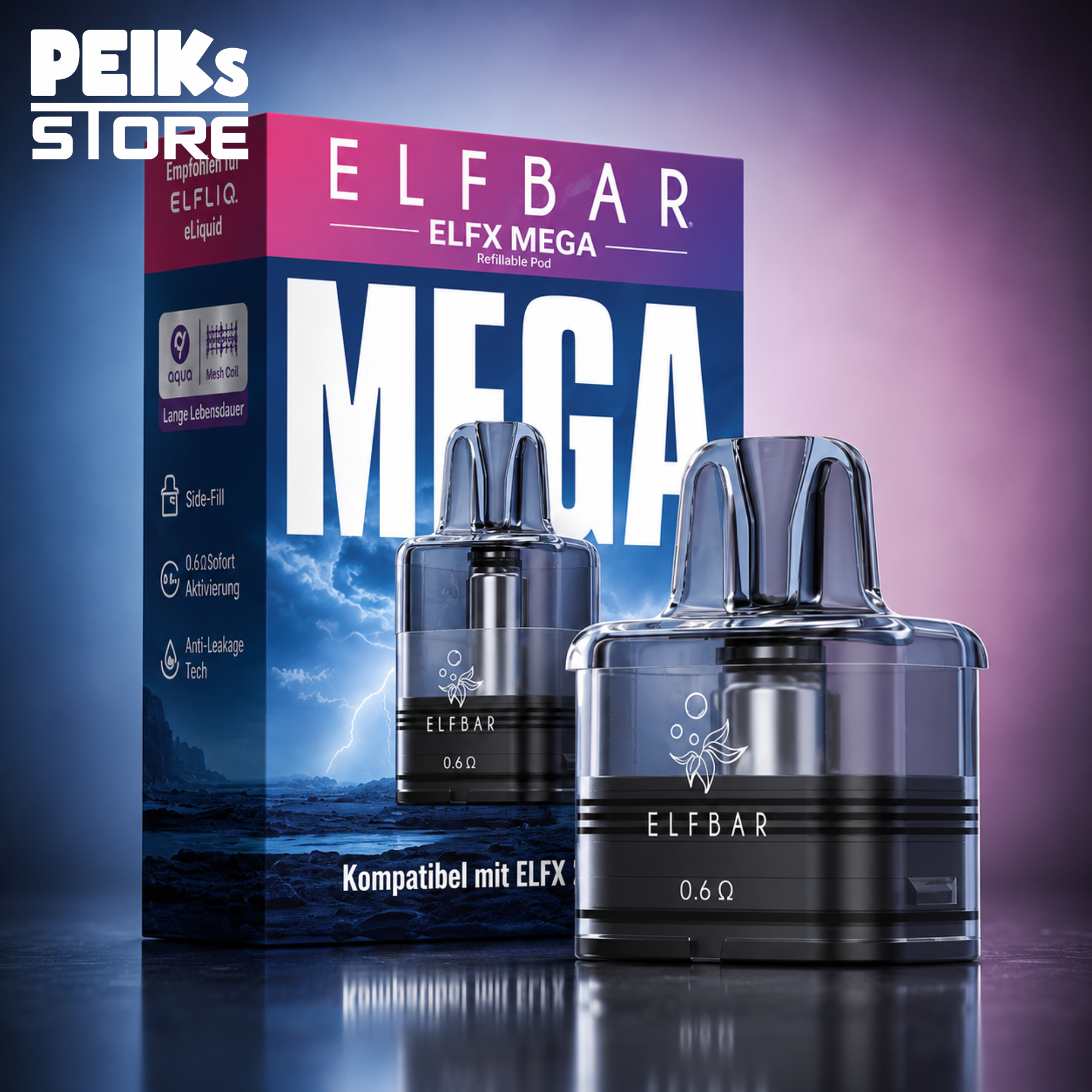 Elfbar | ElfX Mega Leerköpfe | verschiedene Varianten