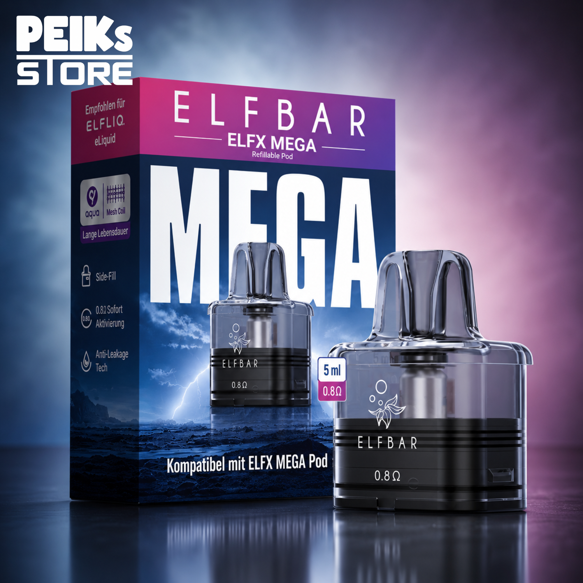 Elfbar | ElfX Mega Leerköpfe | verschiedene Varianten