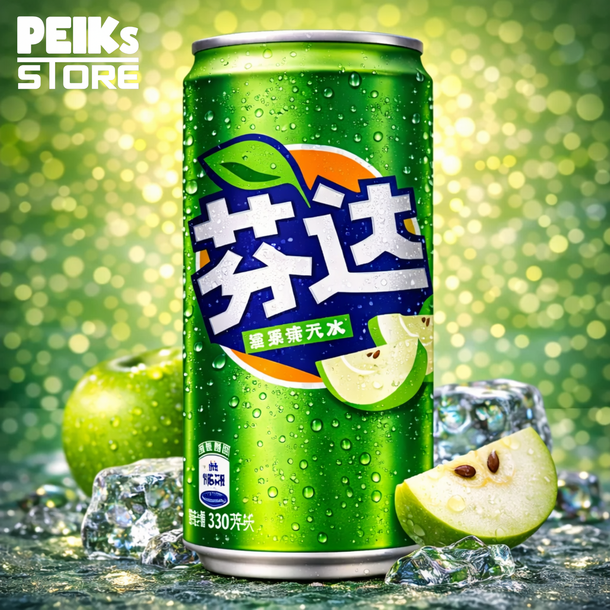 Fanta | Grüner Apfel Asia | 0,33l