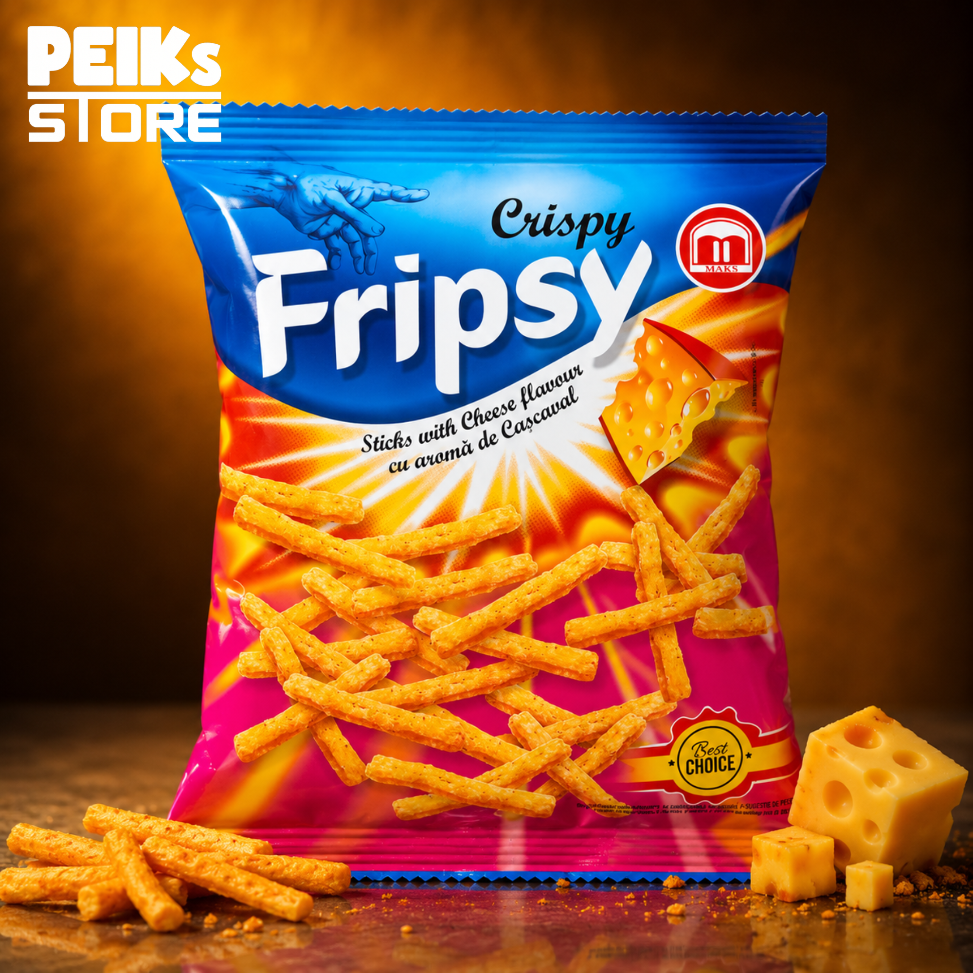 Fripsy | Stick Chips | Cheese | 50g