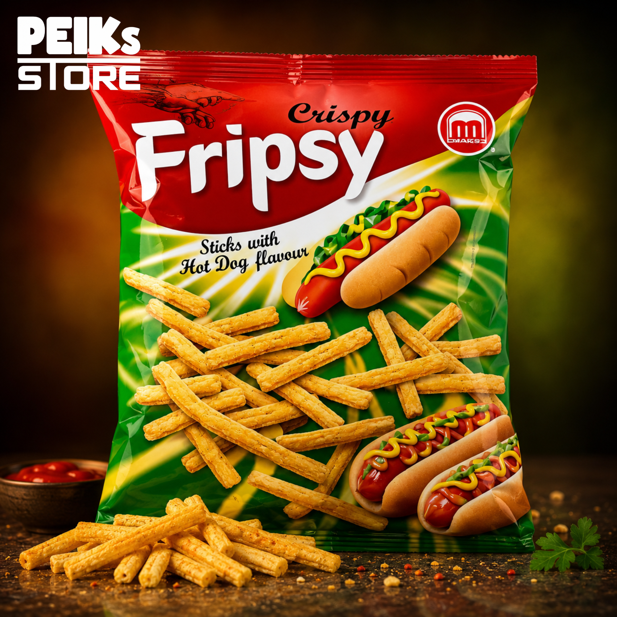 Fripsy | Stick Chips | Hot Dog | 50g