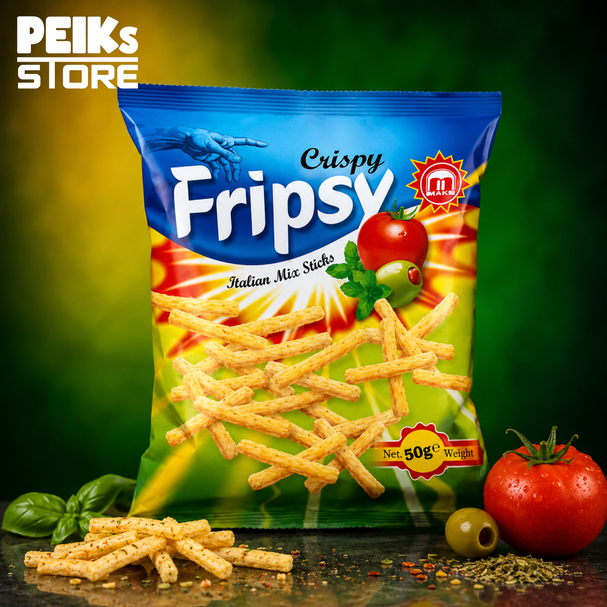 Fripsy | Stick Chips | Italian Mix | 50g