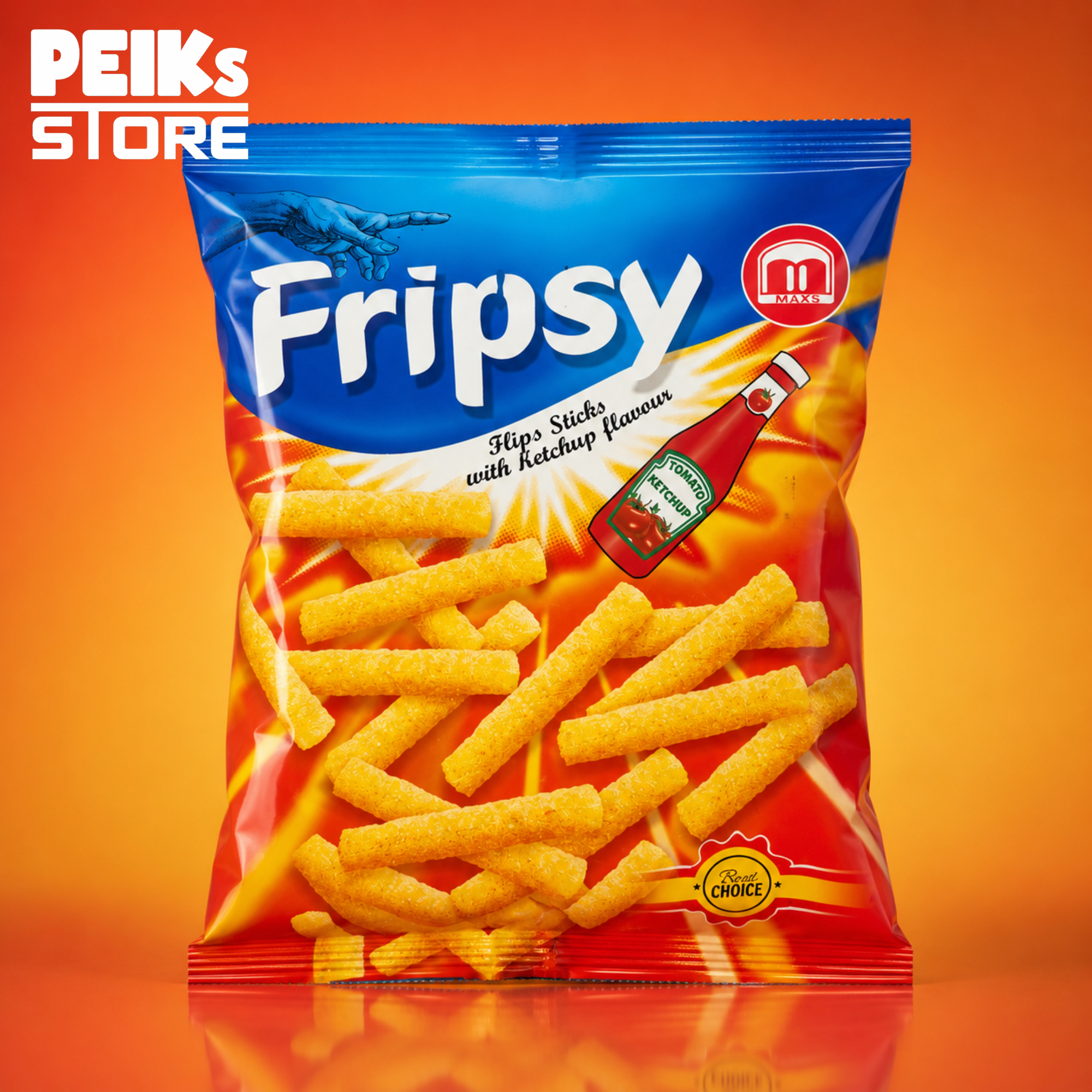 Fripsy | Stick Chips | Ketschup | 40g