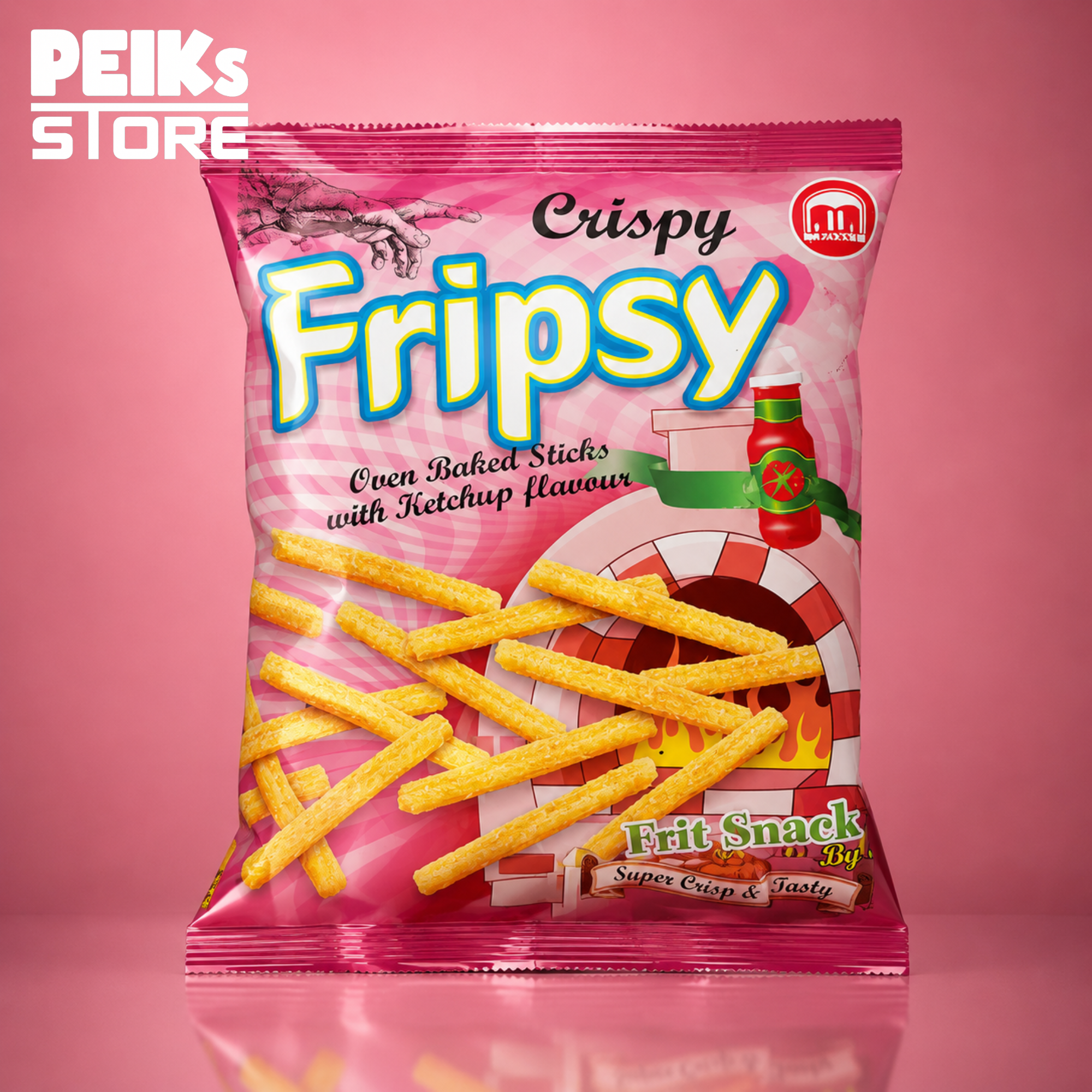 Fripsy | Stick Chips | Oven Baked Ketschup | 50g