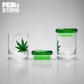 Glas Aufbewahrungsbehälter | Leaf Design