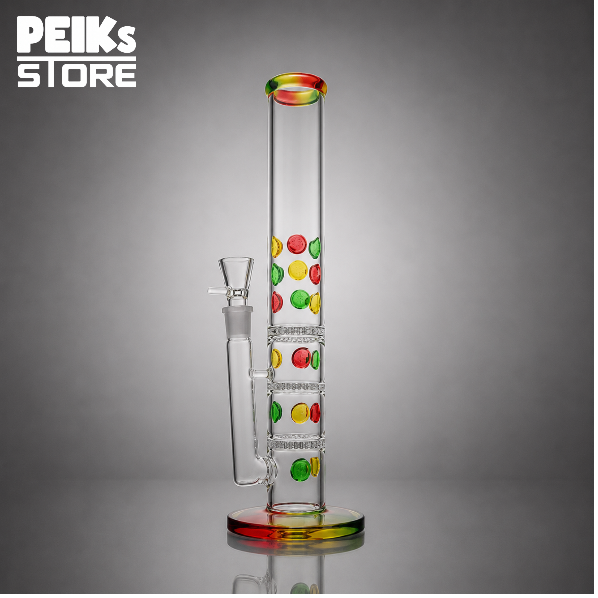 Glasbong | Honeycong Ice | Höhe 40cm, 50mm, 18,8mm Schliff