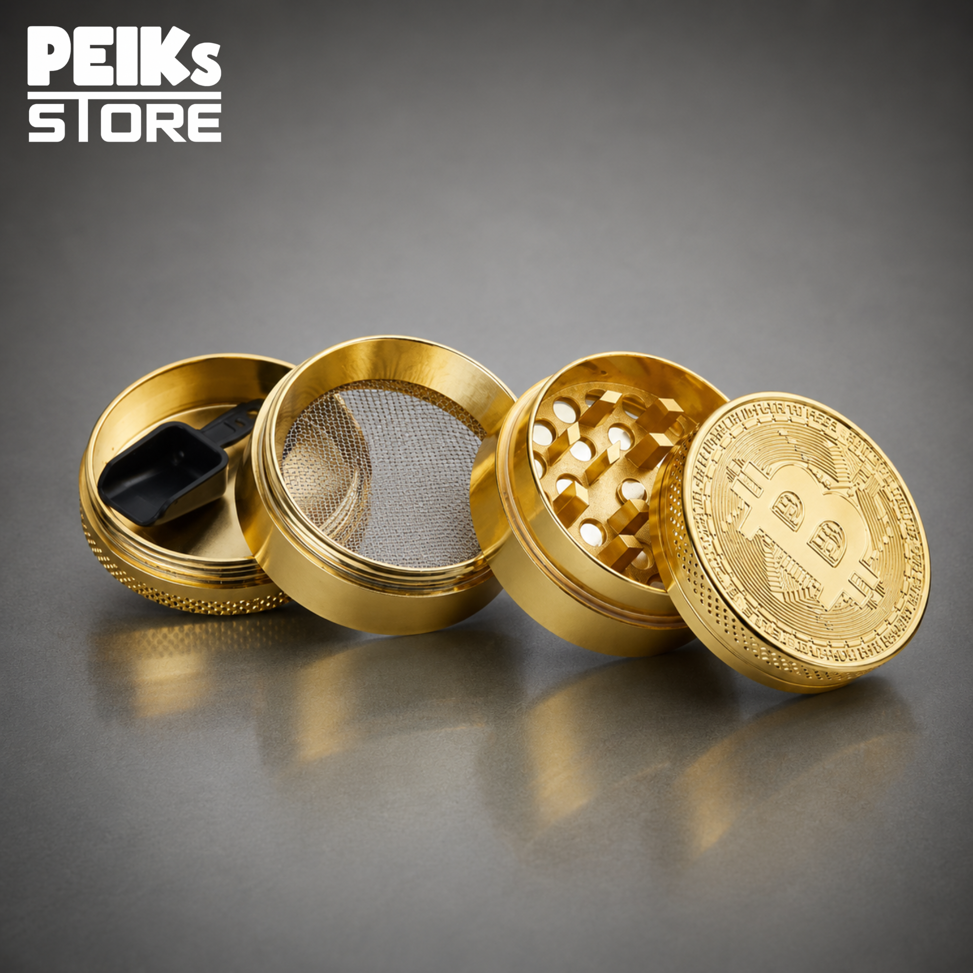 Grinder | Bitcoin | 4tlg. | Gold