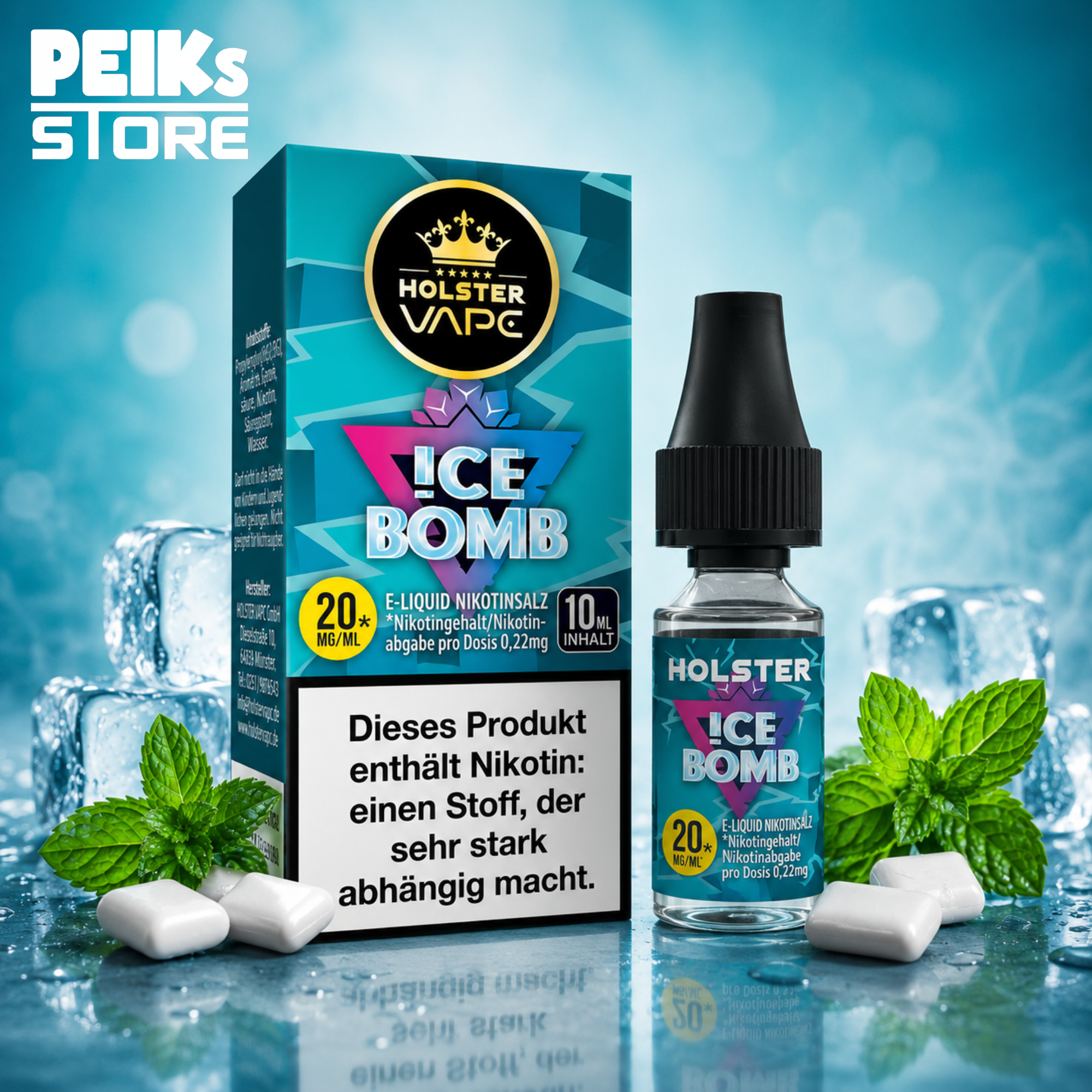 Holster | 10ml/20mg Nikotinsalz  | verschiedene Sorten