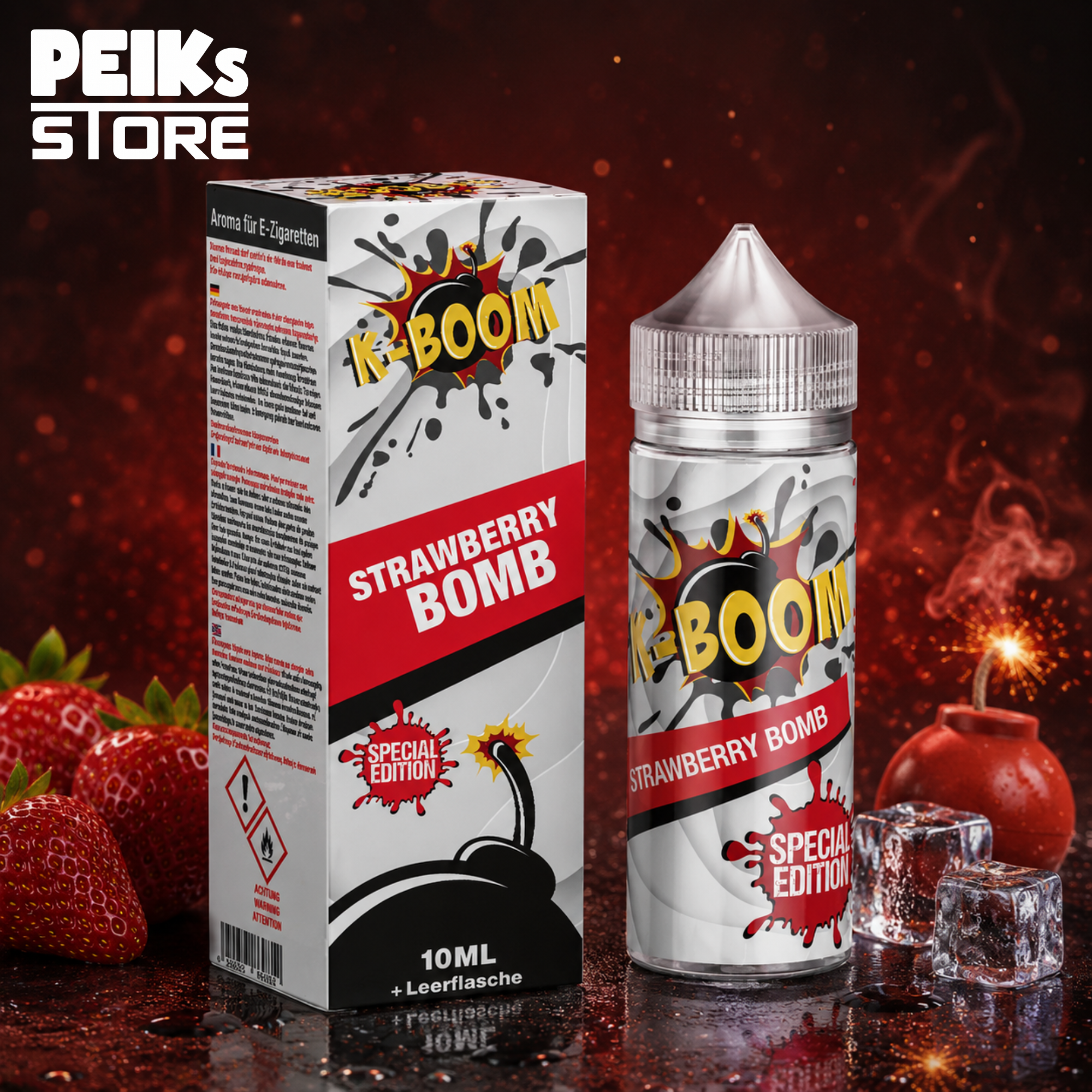 K-Boom | Aroma Longfill 10ml | verschiedene Sorten