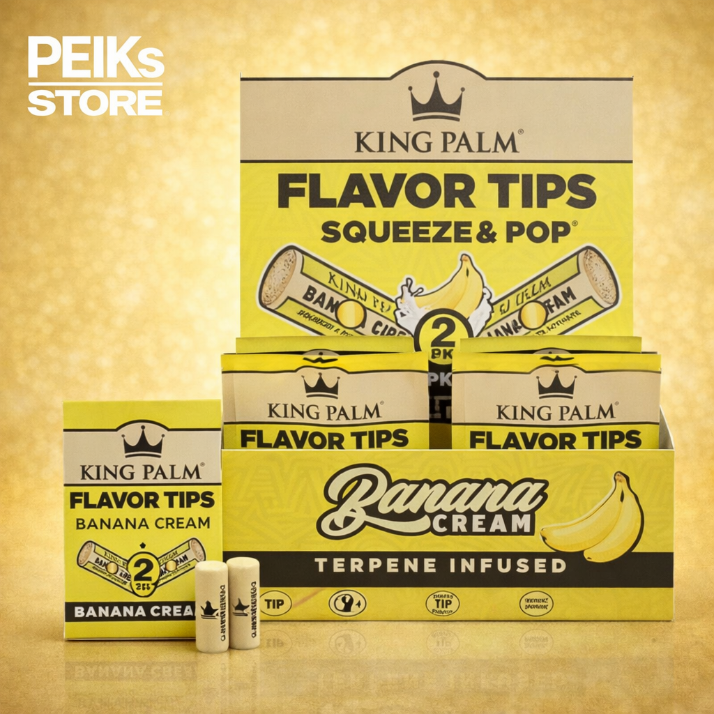 King Palm | 2 Tips mit Geschmack | Banana Cream