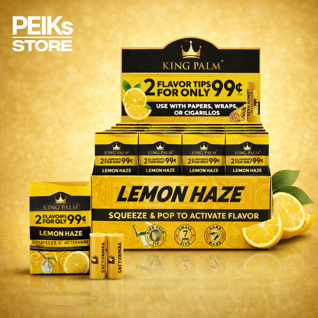 King Palm | 2 Tips mit Geschmack | Lemon Haze