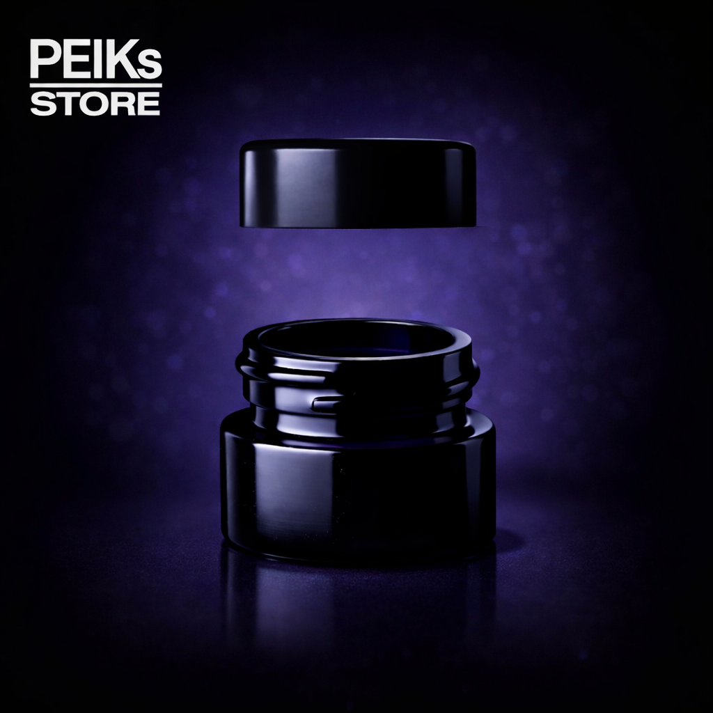 Miron | Violettglas | 5 ml | Kosmetikglas | "Ceres" | mit Deckel