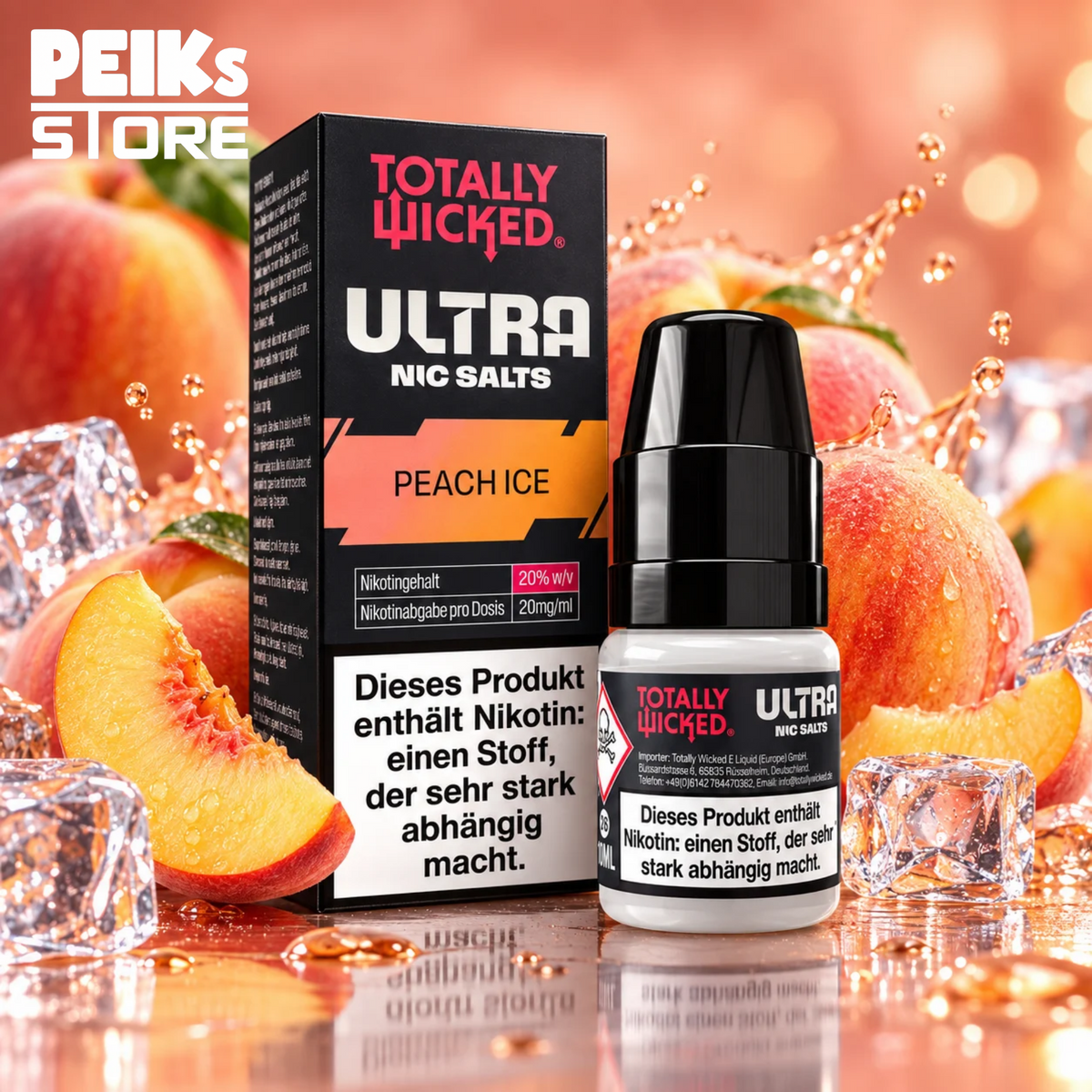 MHD: 09.04.2026 | Totally Wicked Ultra | 8ml/20mg | verschiedene Sorten
