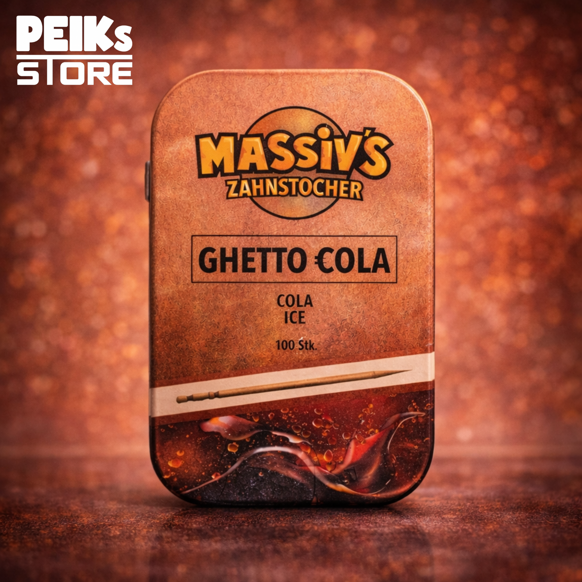 Wunderzahnstocher | Massiv Edition | Ghetto Cola | 75g