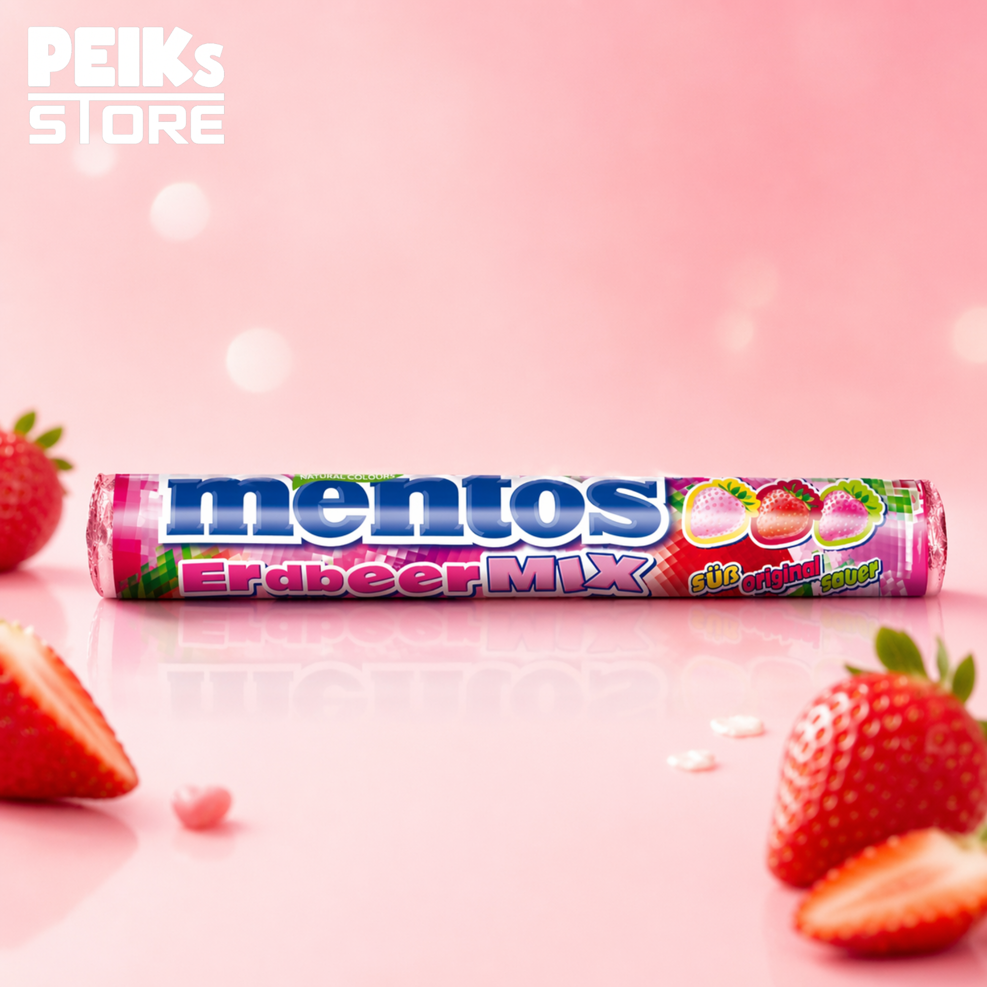 Mentos | Erdbeer Mix | 37,5g