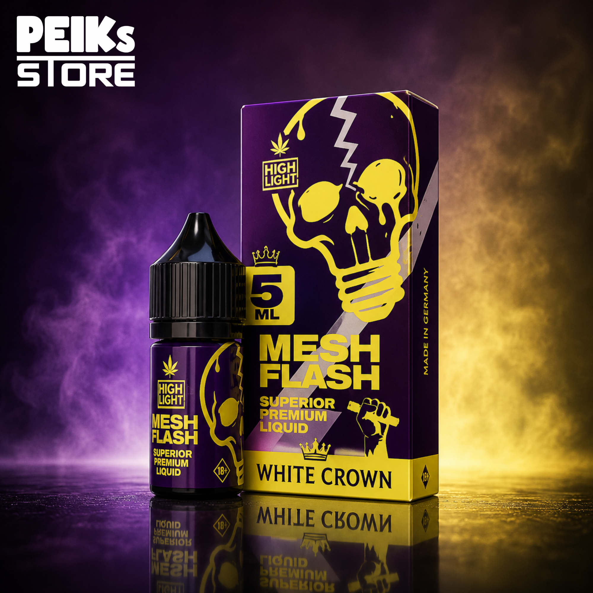 Meshflash | H2 Superior | White Crown | Liquid | 5ml