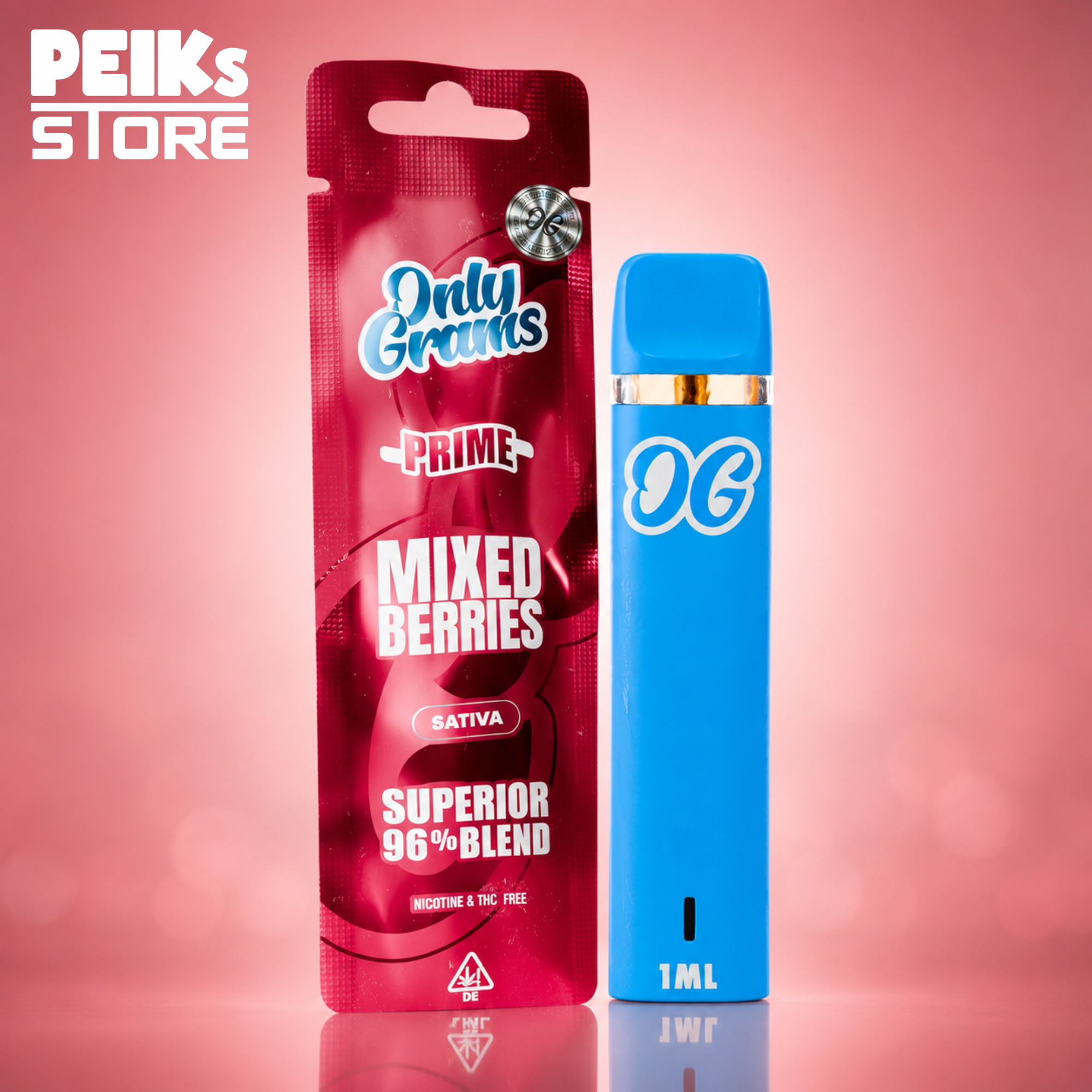 Only Grams | Mixed Berries | Sativa | 1ml