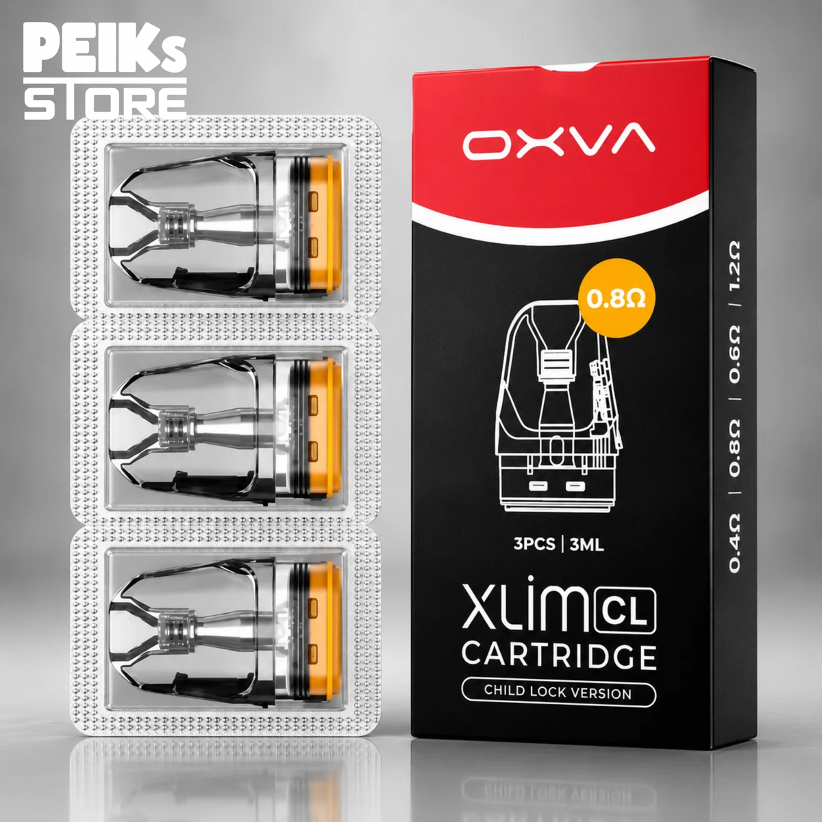 Oxva | 3x Oxva Xlim Top Fill CL Leerpods | verschiedene Stärken