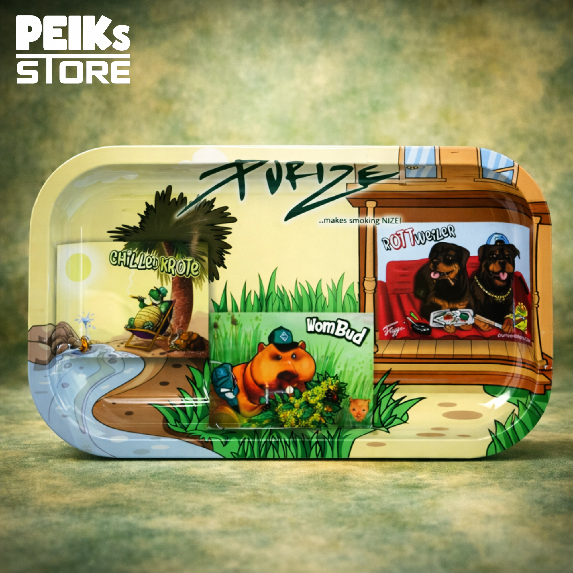 PURIZE | Metal Rolling Tray | Stigga-Zoo