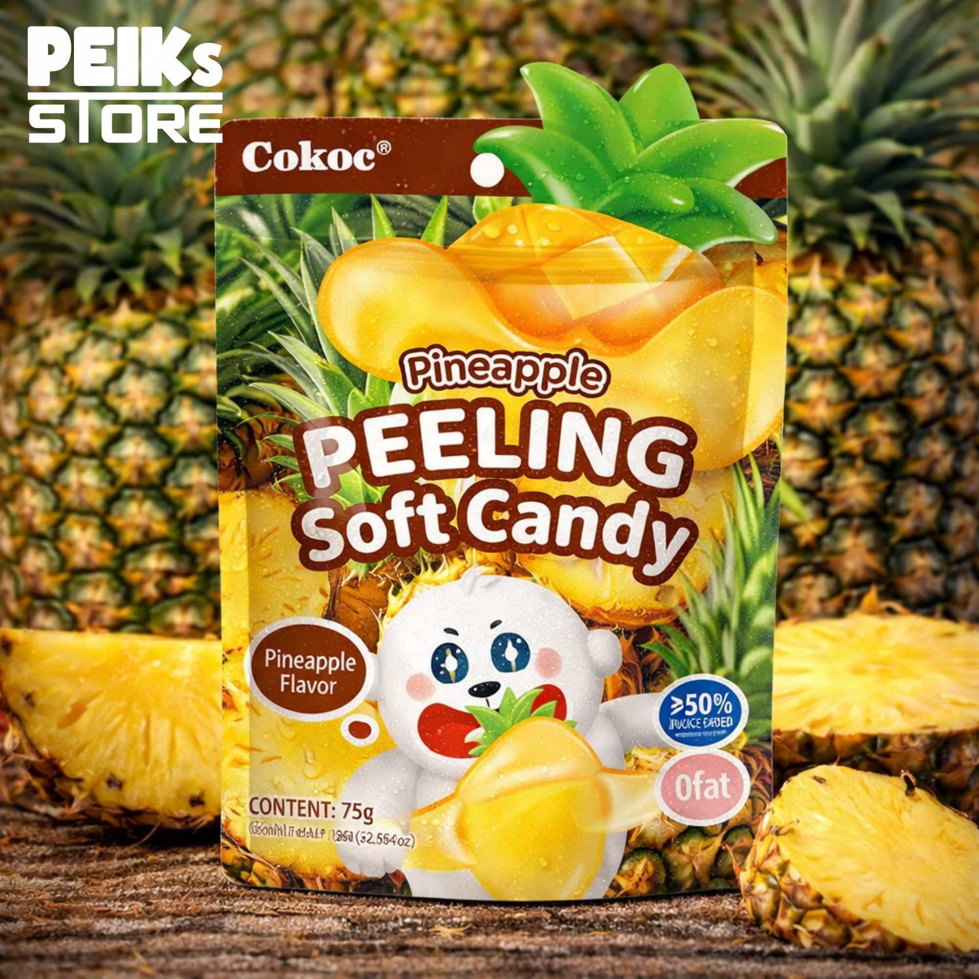 Peeling Candy | Pineapple | 75g