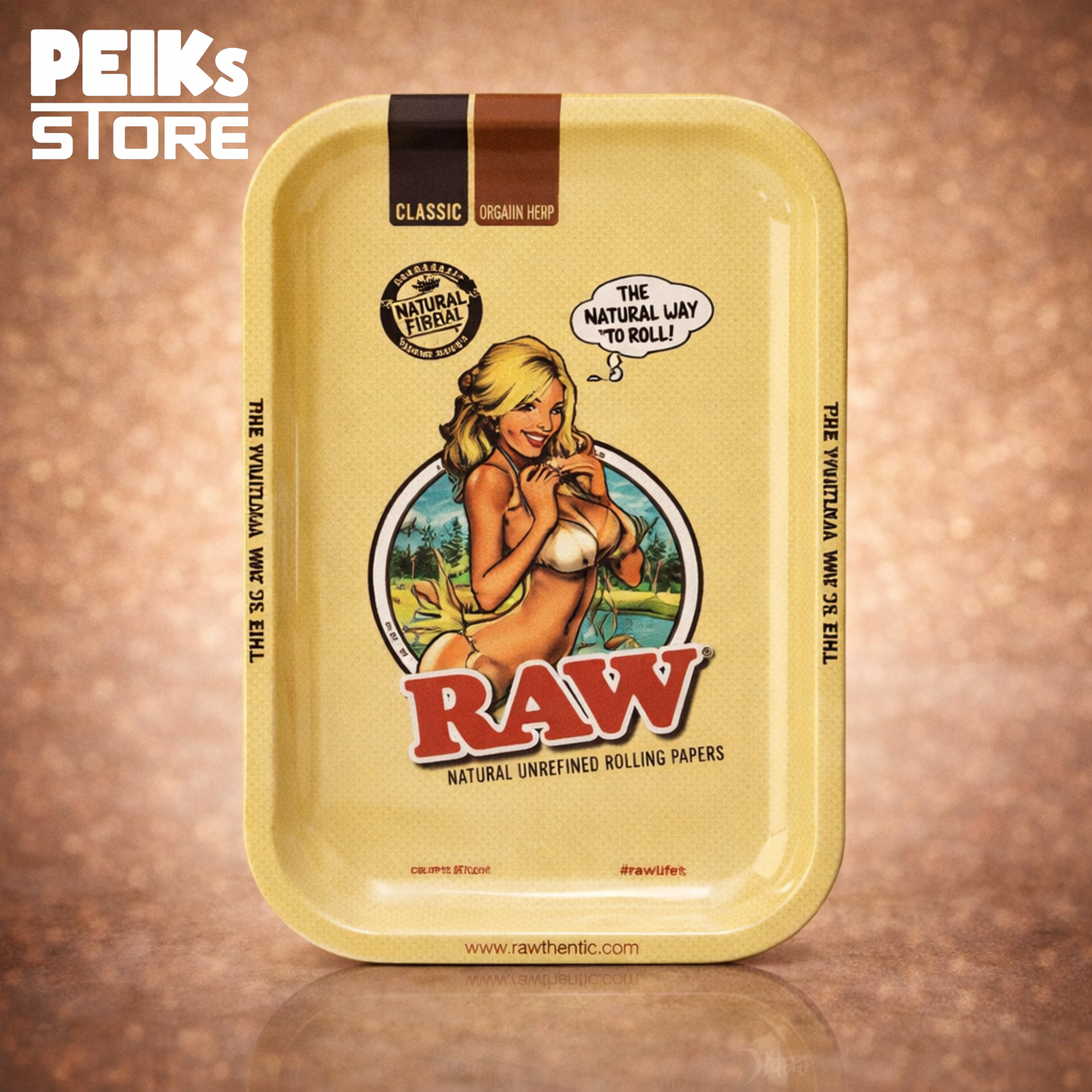 RAW | Girl Rolling Tray | Large 34,0 x 27,5 cm