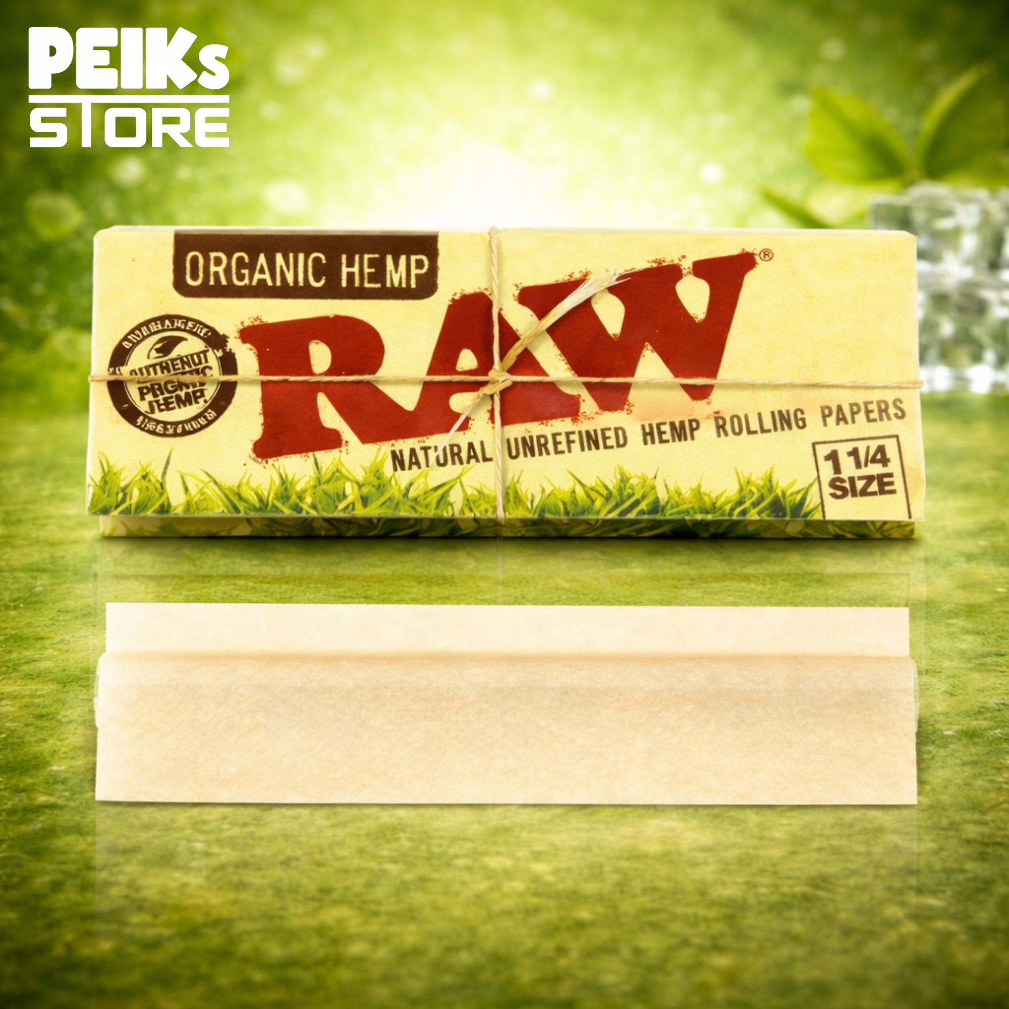 RAW | 1 1/4 Size | Organic Papers | 50 Blatt