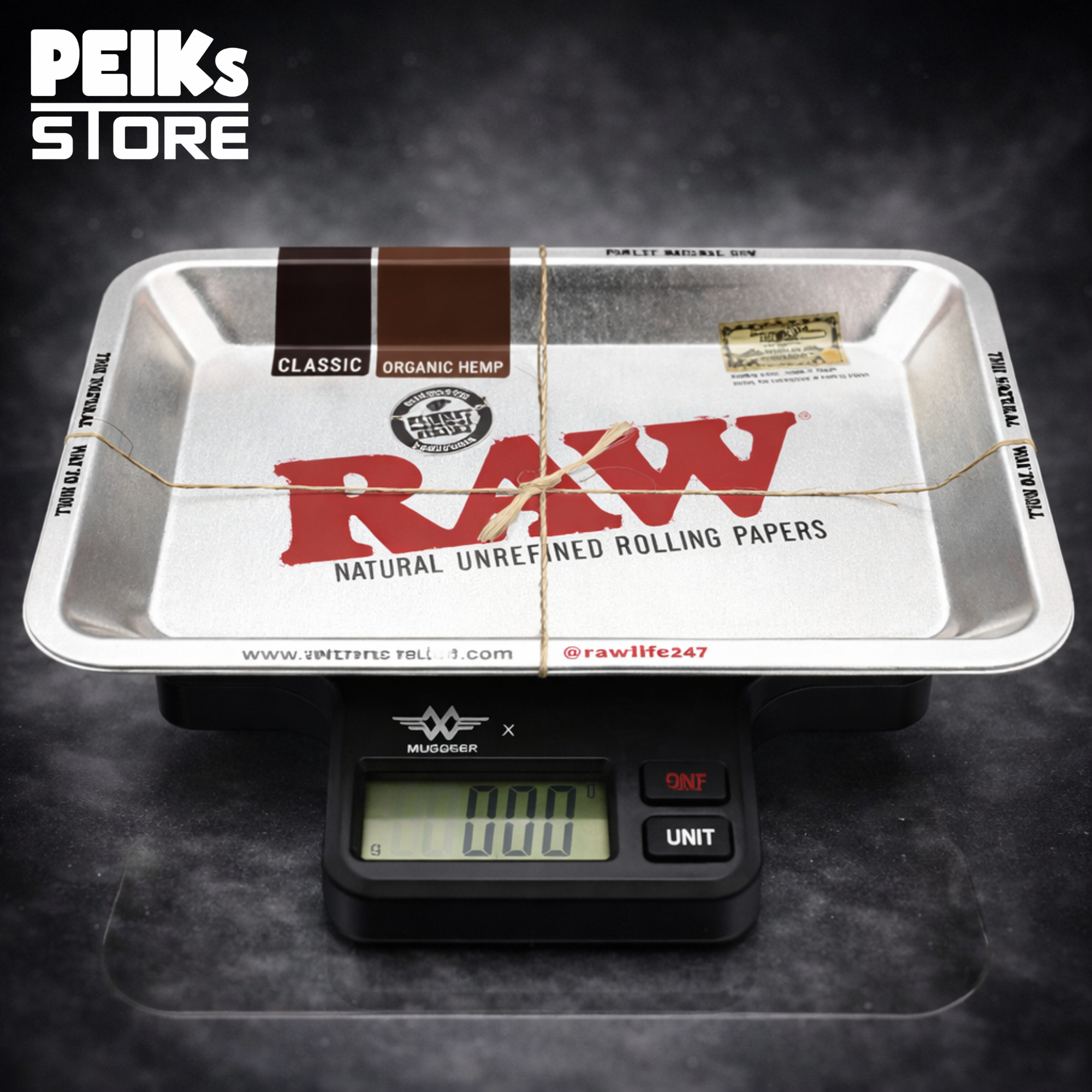 RAW | Rolling Tray | Digitalwaage | 1000g / 0,01g