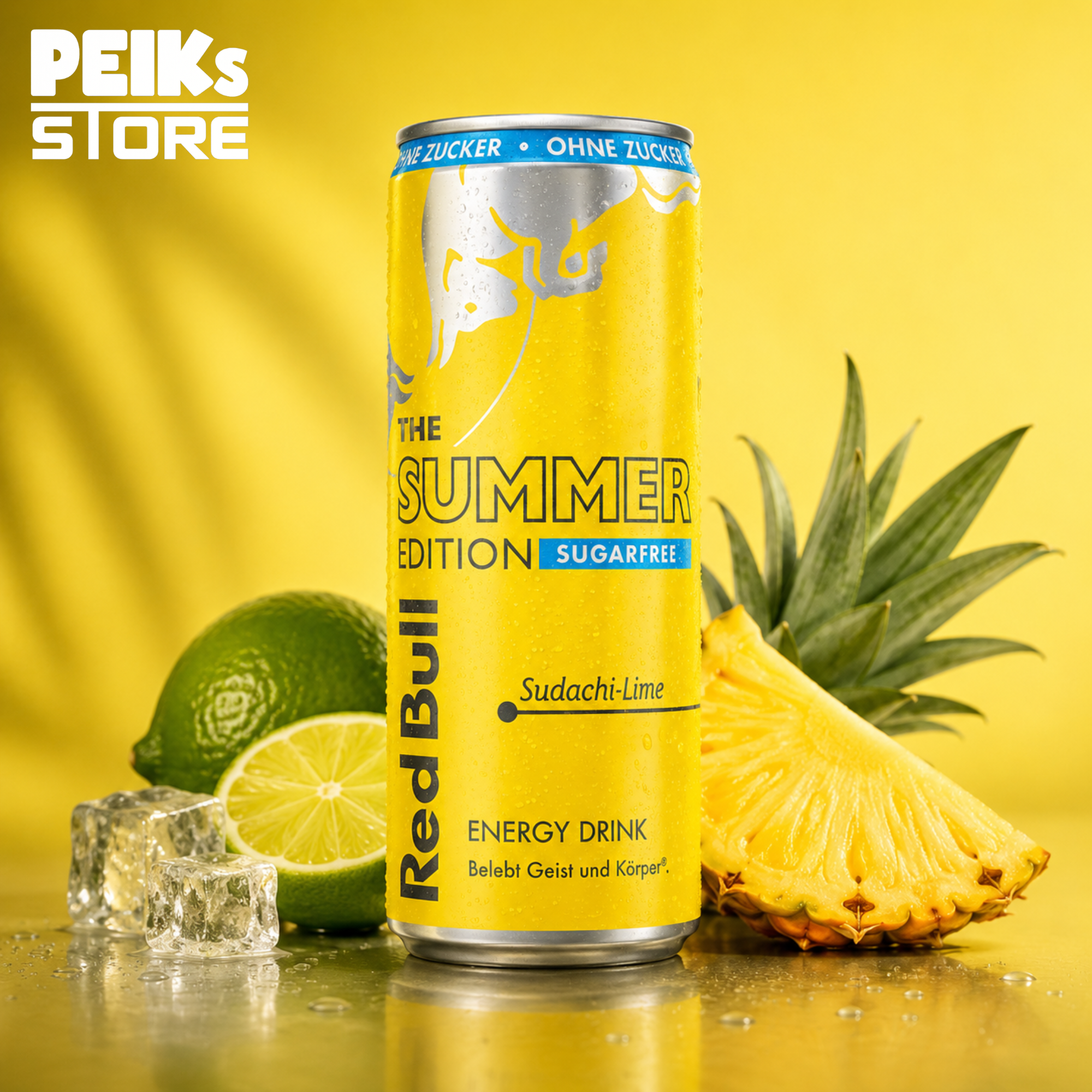 Red Bull | Summer Edition | Sudachi-limoen Zero Suiker | 0,25l